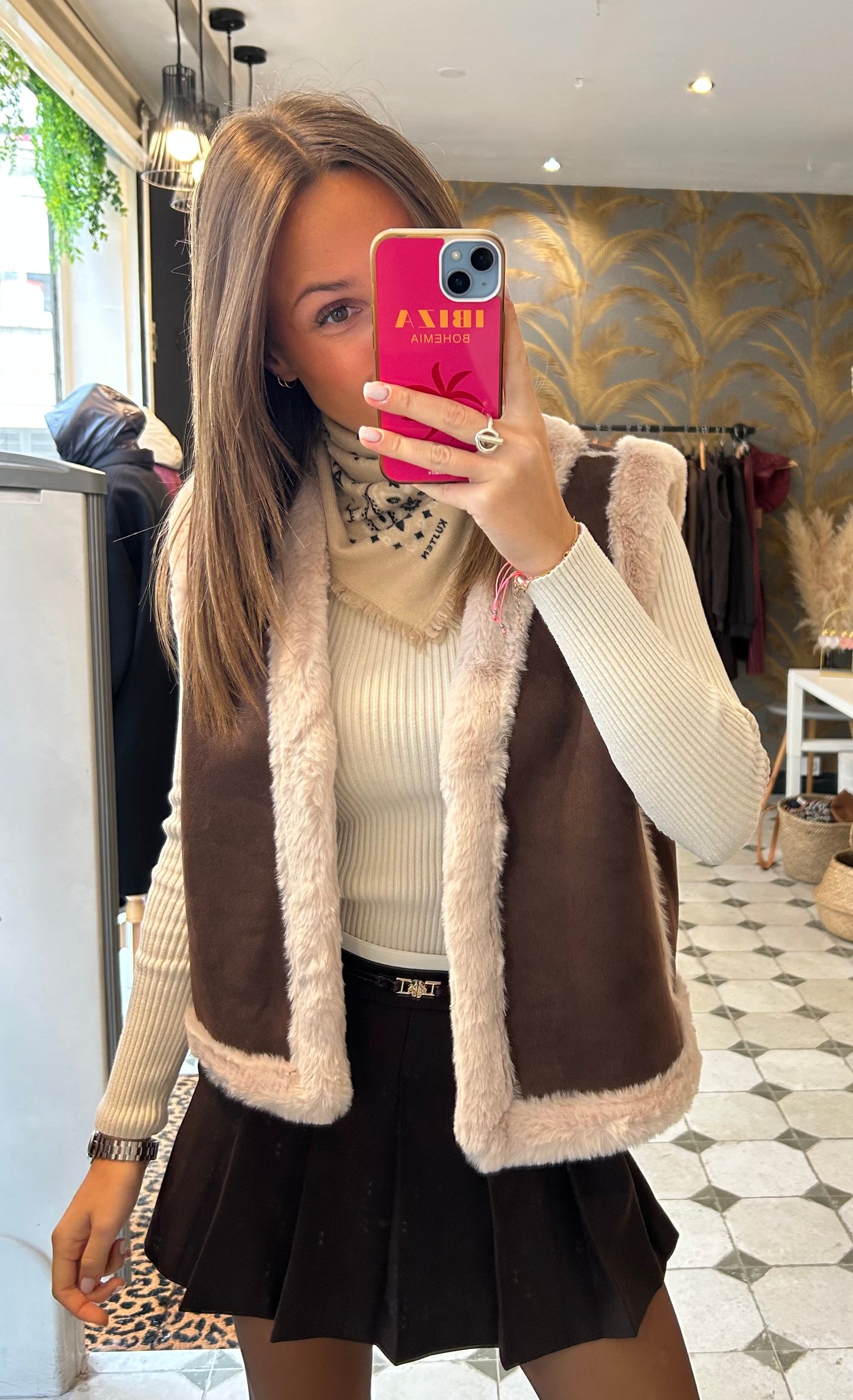 Gilet Raphaël chocolat