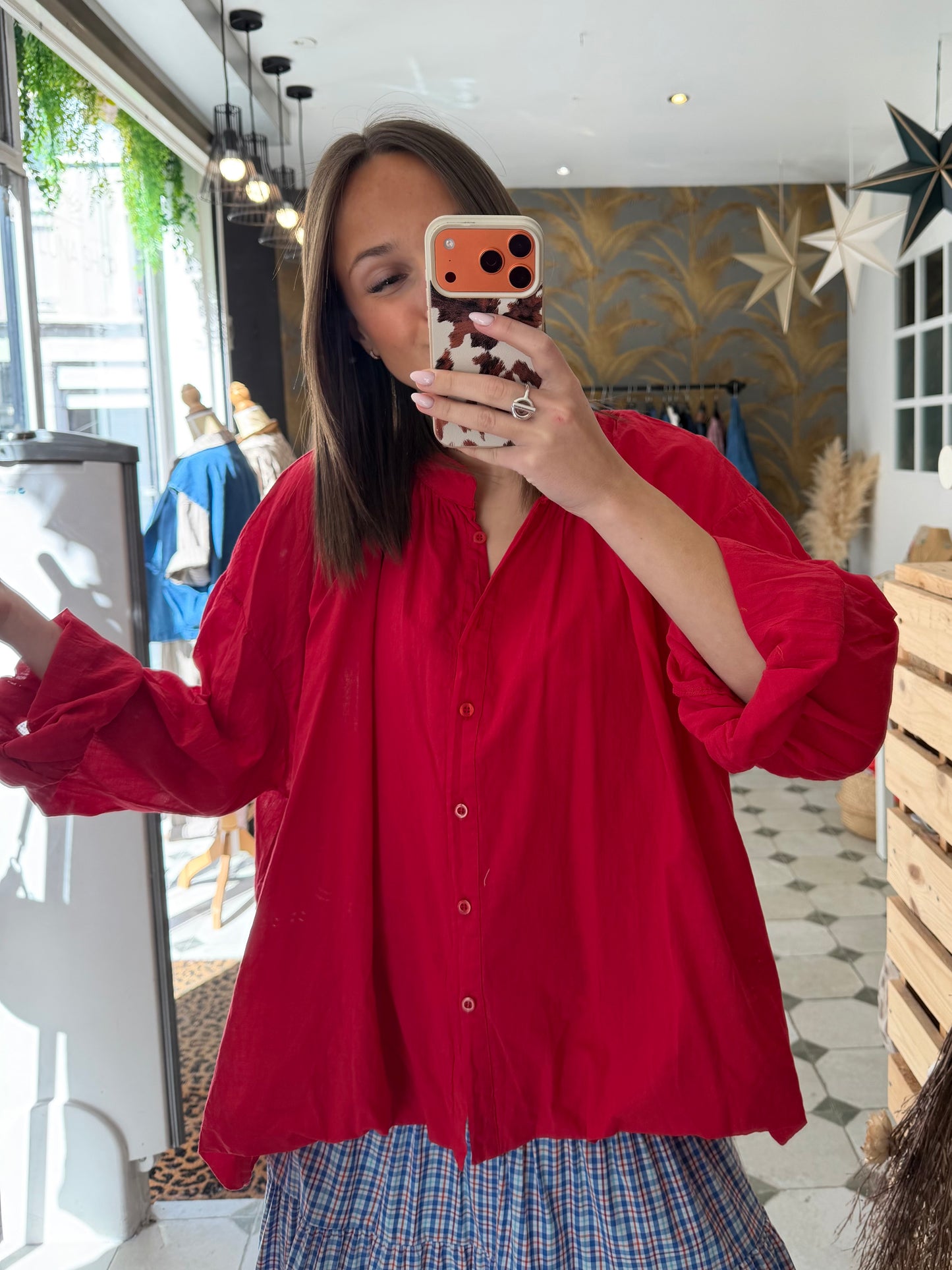 Chemise Clem rouge - Johanna Paris