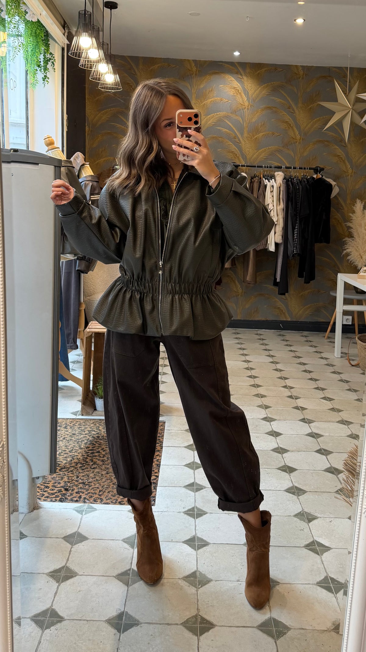 Veste Sidonie kaki - Johanna Paris