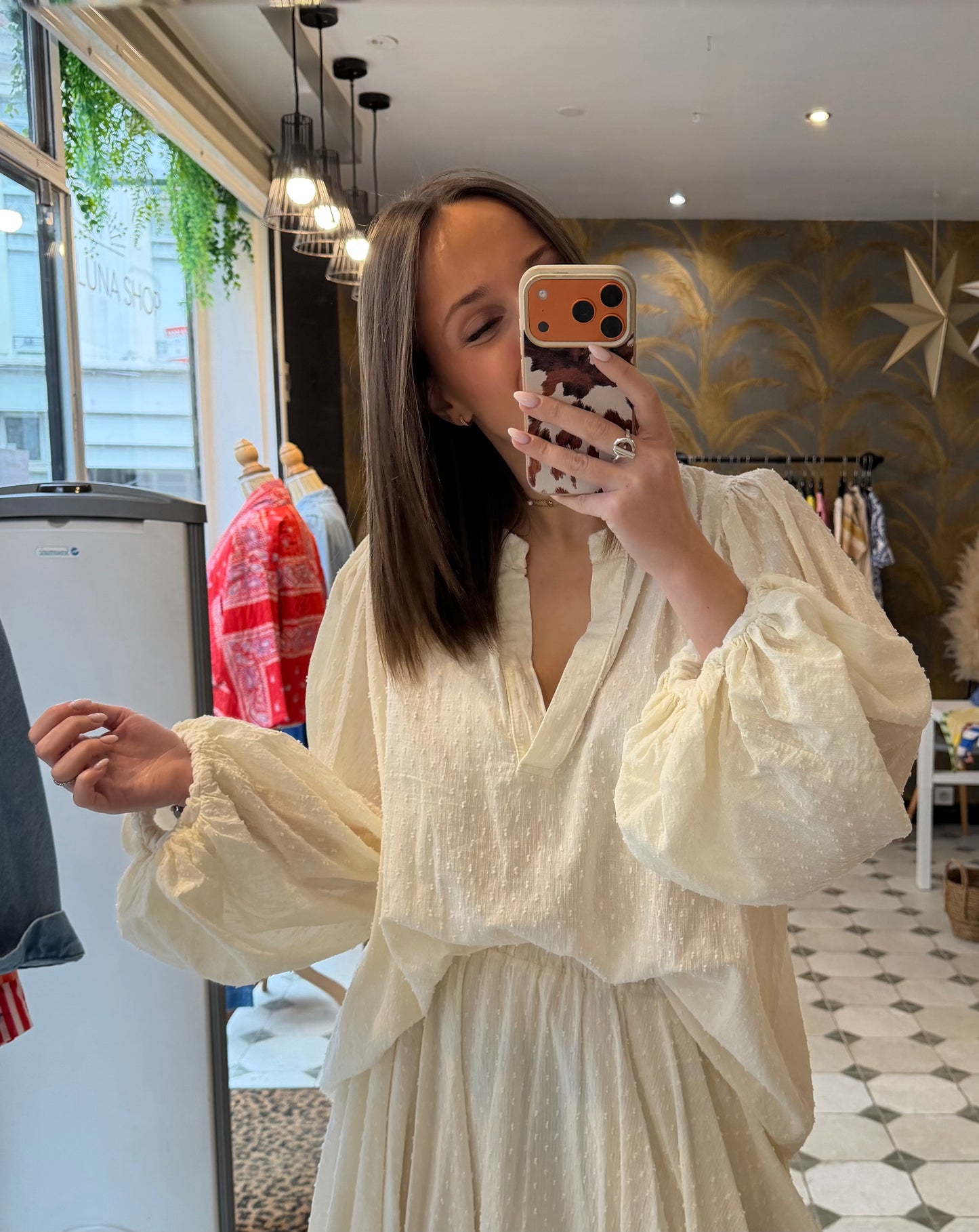 Blouse Flore écrue - Johanna Paris