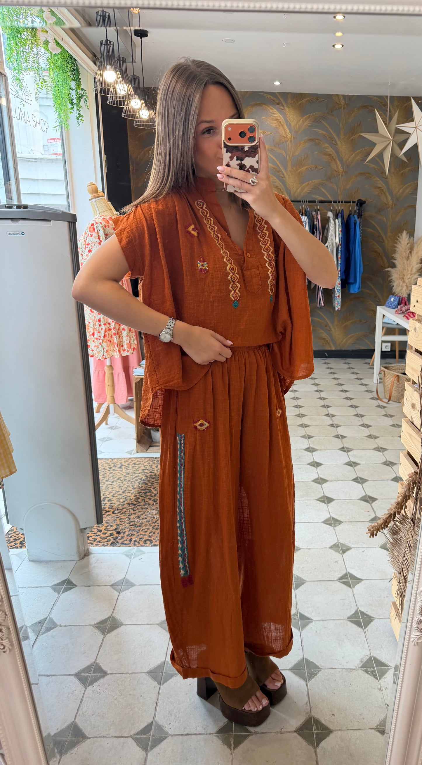 Ensemble Mahé terracotta - Johanna Paris
