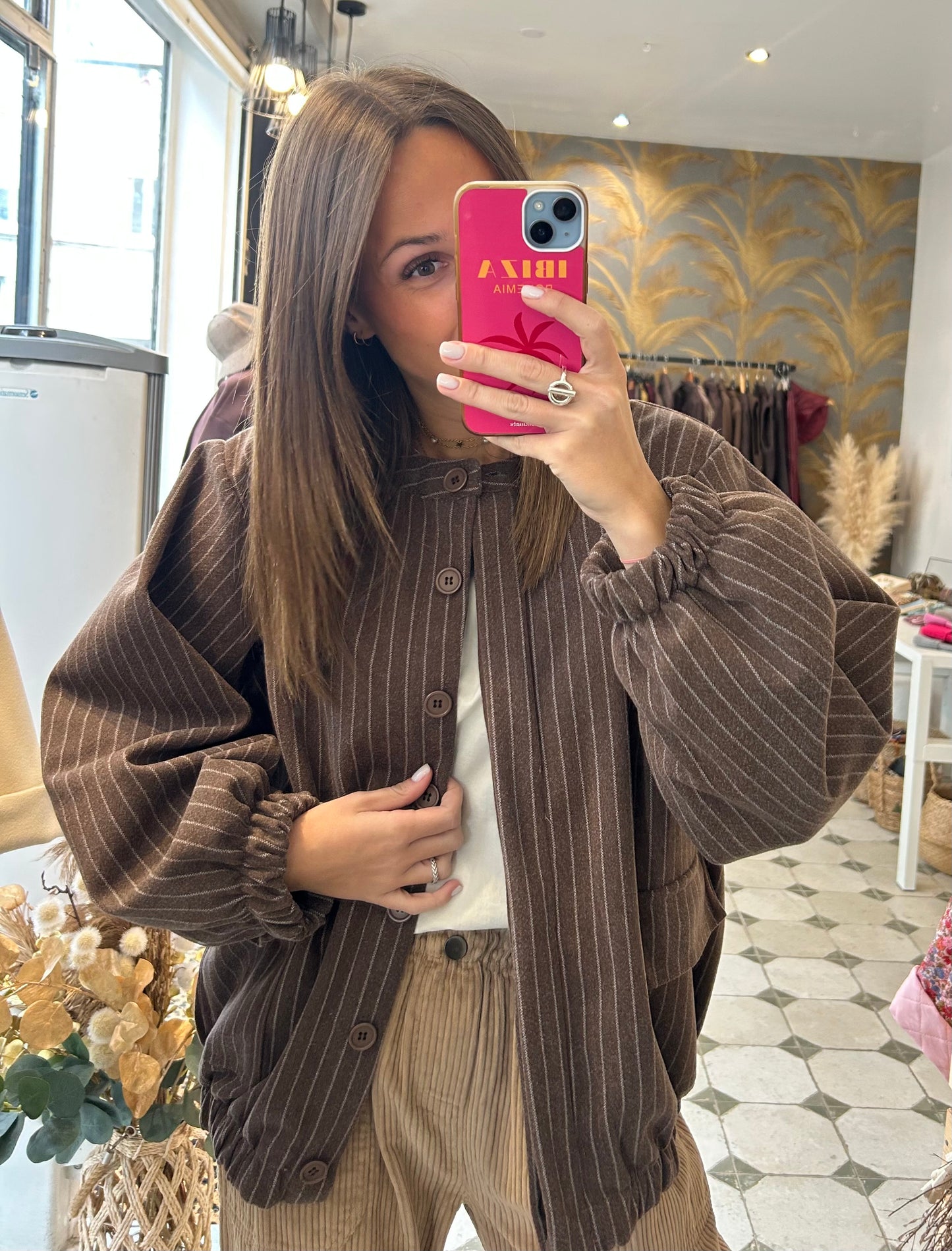 Veste Jorah chocolat - Johanna Paris