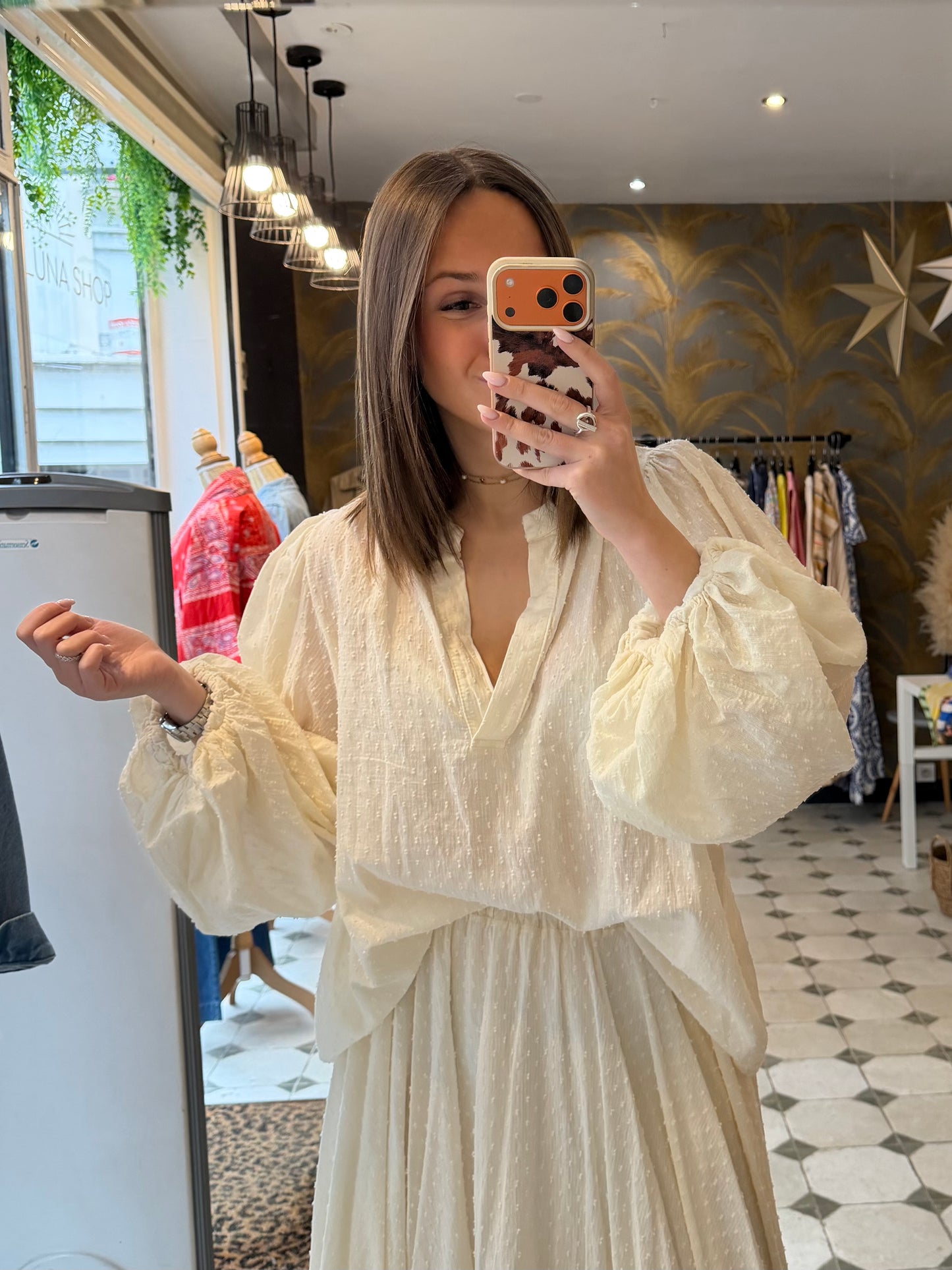 Blouse Flore écrue - Johanna Paris