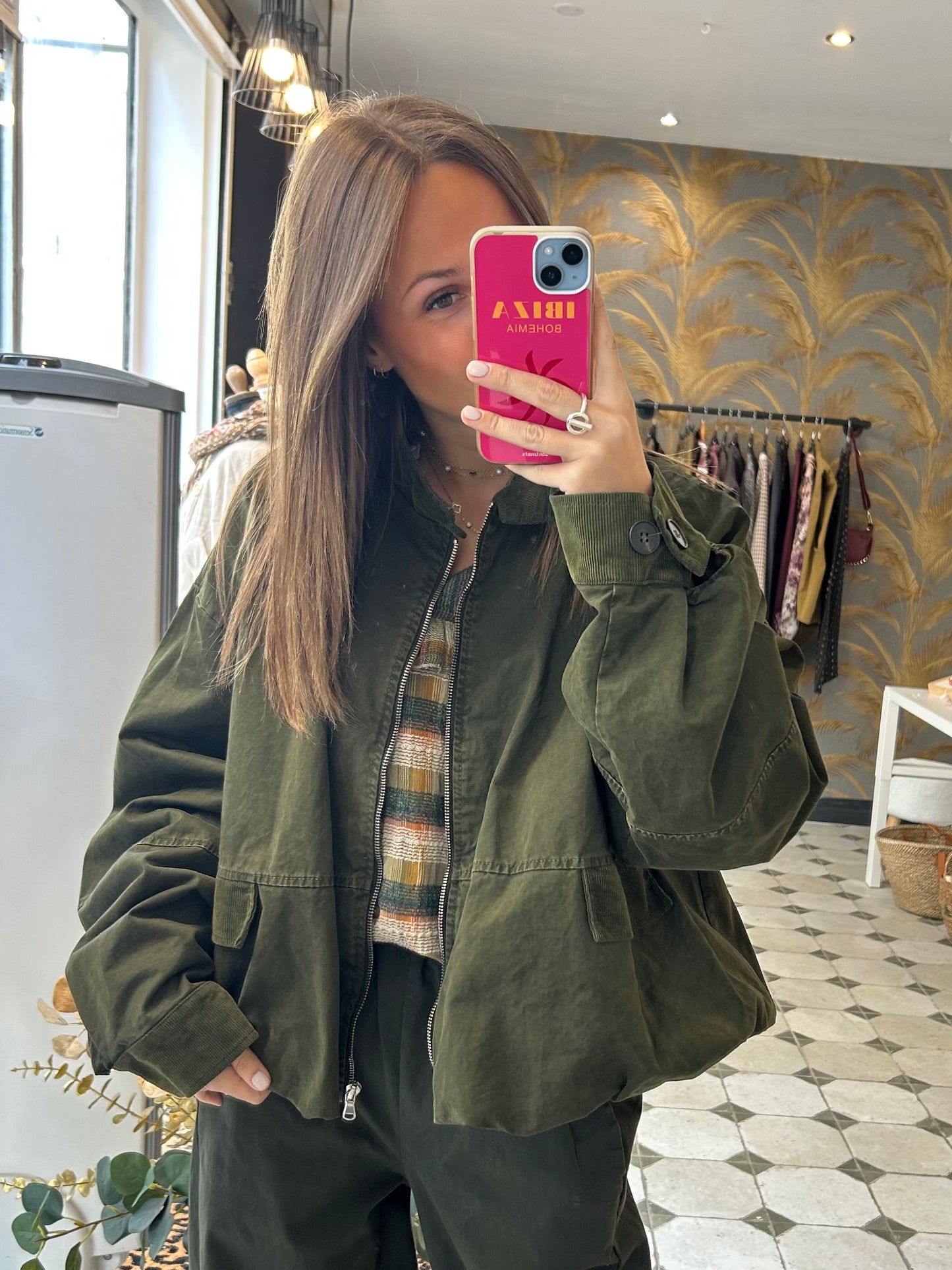 Veste Jenna kaki - Johanna Paris