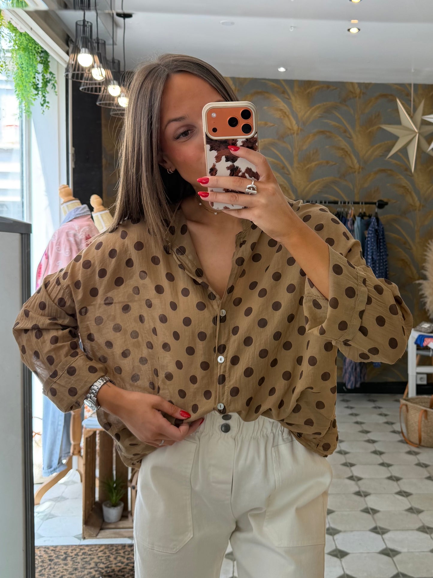 Chemise à pois - Johanna Paris