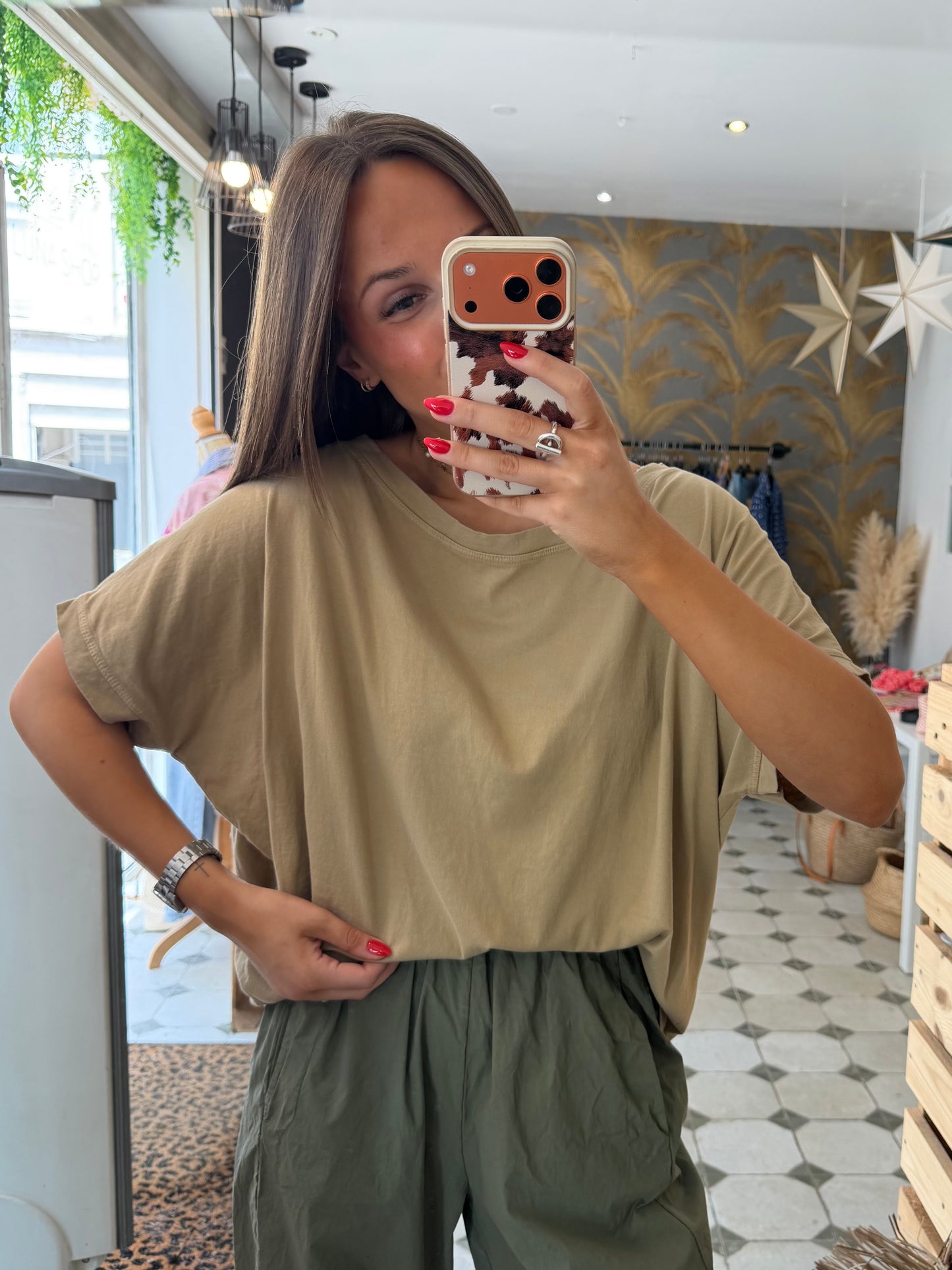 T-Shirt camel - Johanna Paris