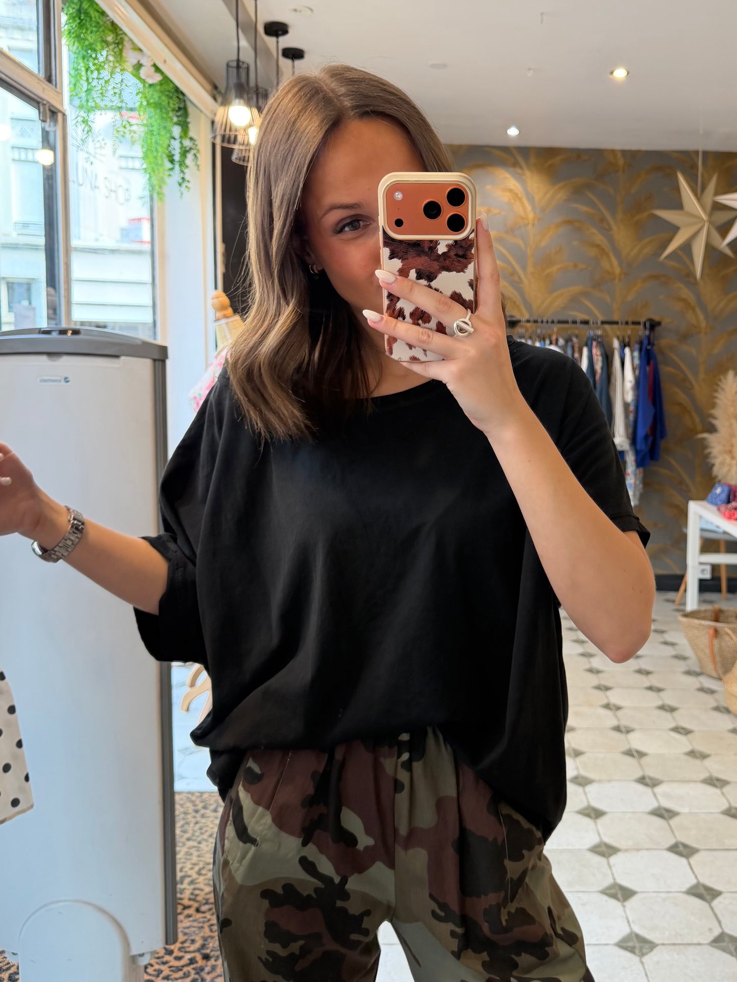 T-Shirt noir - Johanna Paris