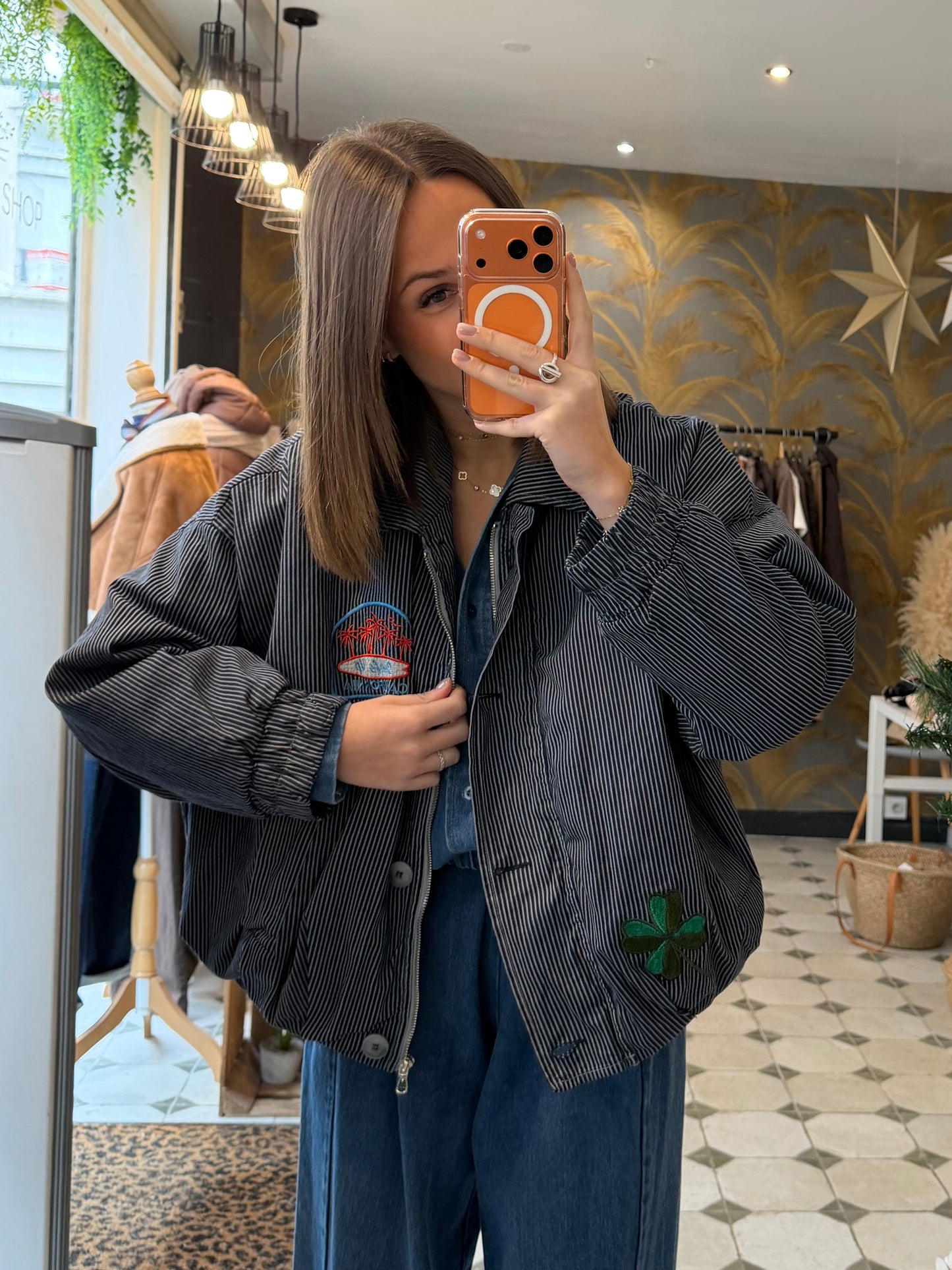 Blouson Théodore bleu - Johanna Paris