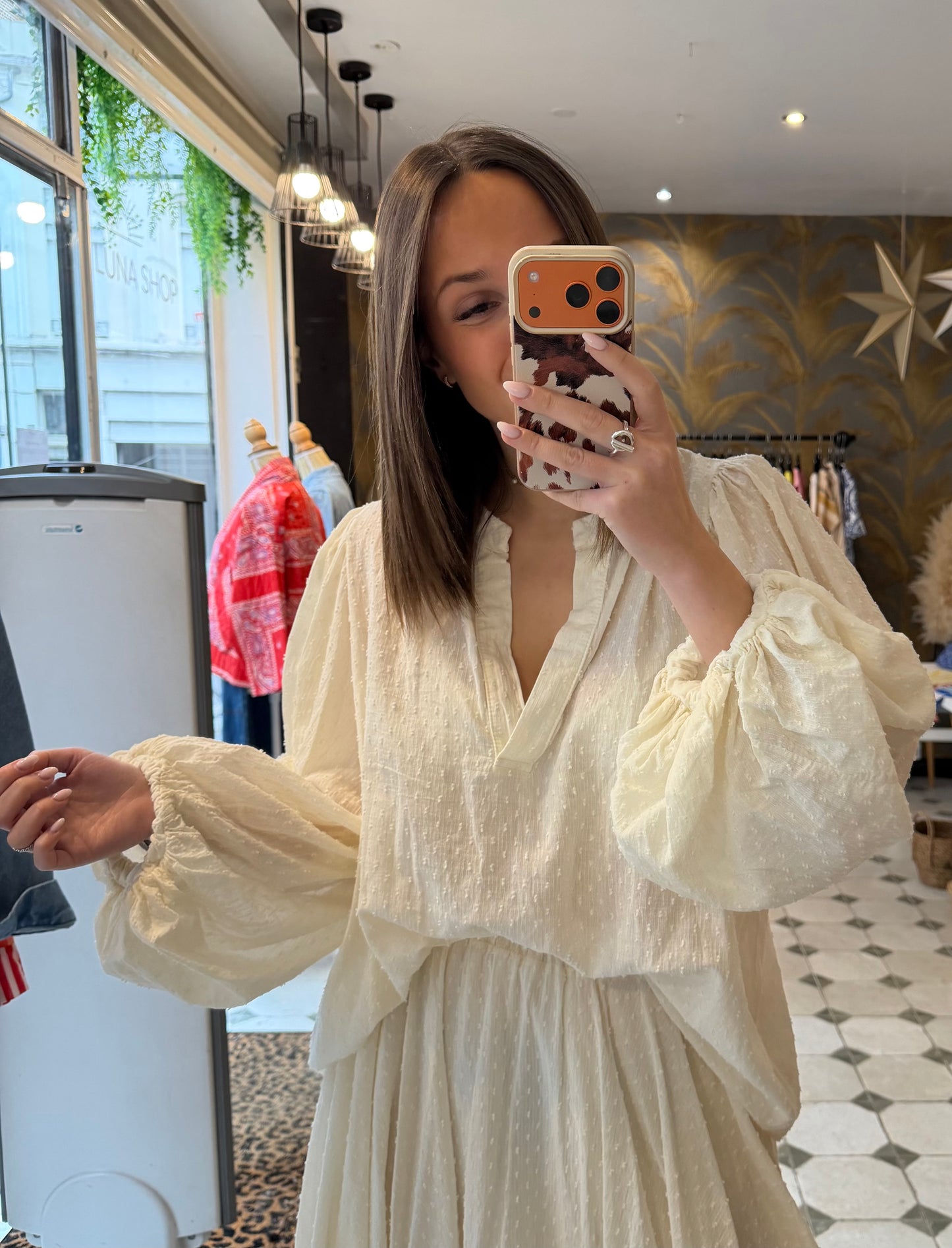 Blouse Flore écrue - Johanna Paris