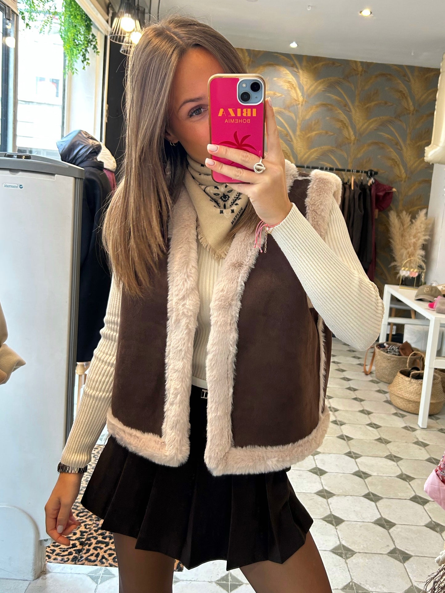 Gilet Raphaël chocolat