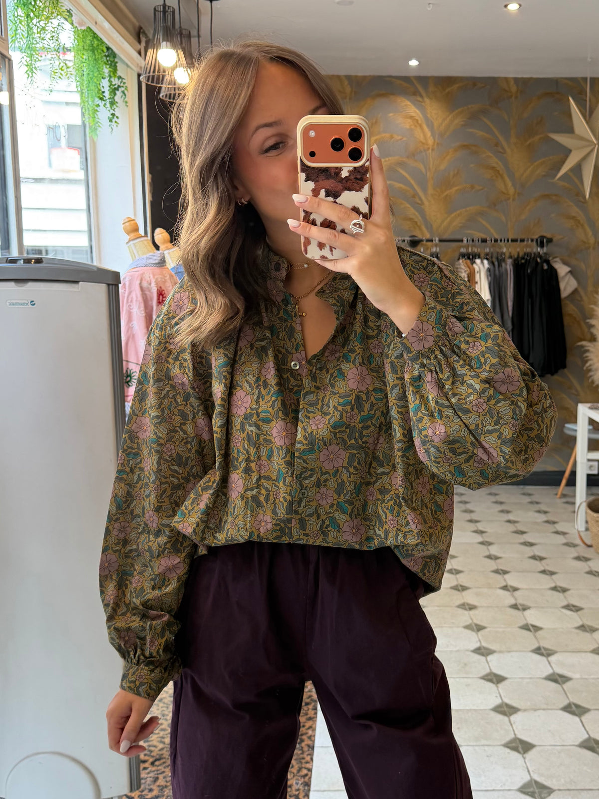 Blouse Flowers plantation - Johanna Paris
