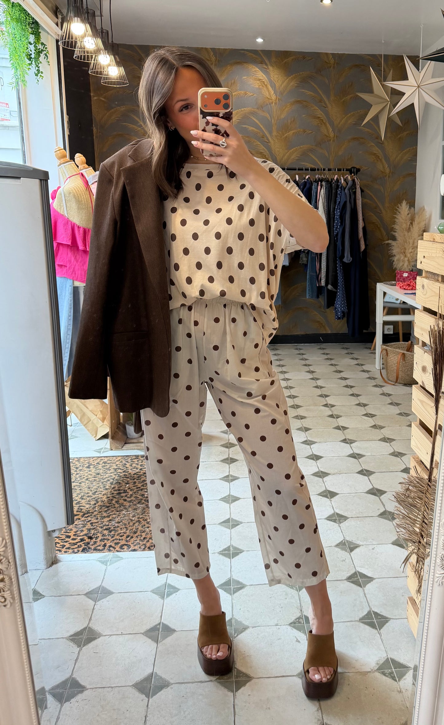 Pantalon Magique fin à pois - Johanna Paris