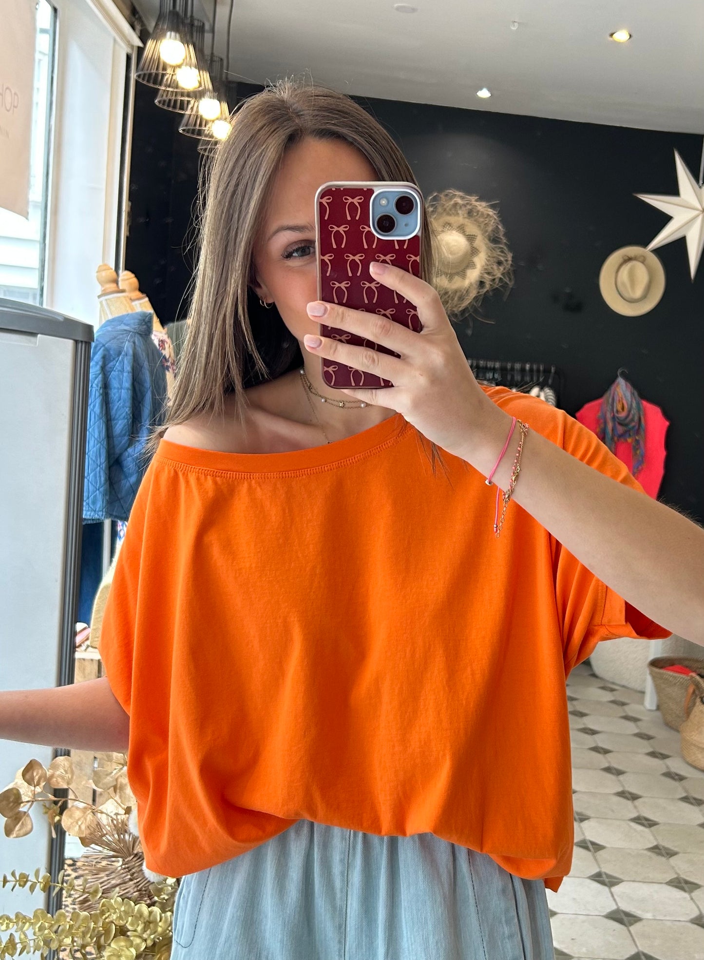T-Shirt orange - Johanna Paris