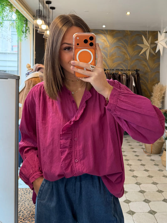 Chemise Soline violine - Johanna Paris