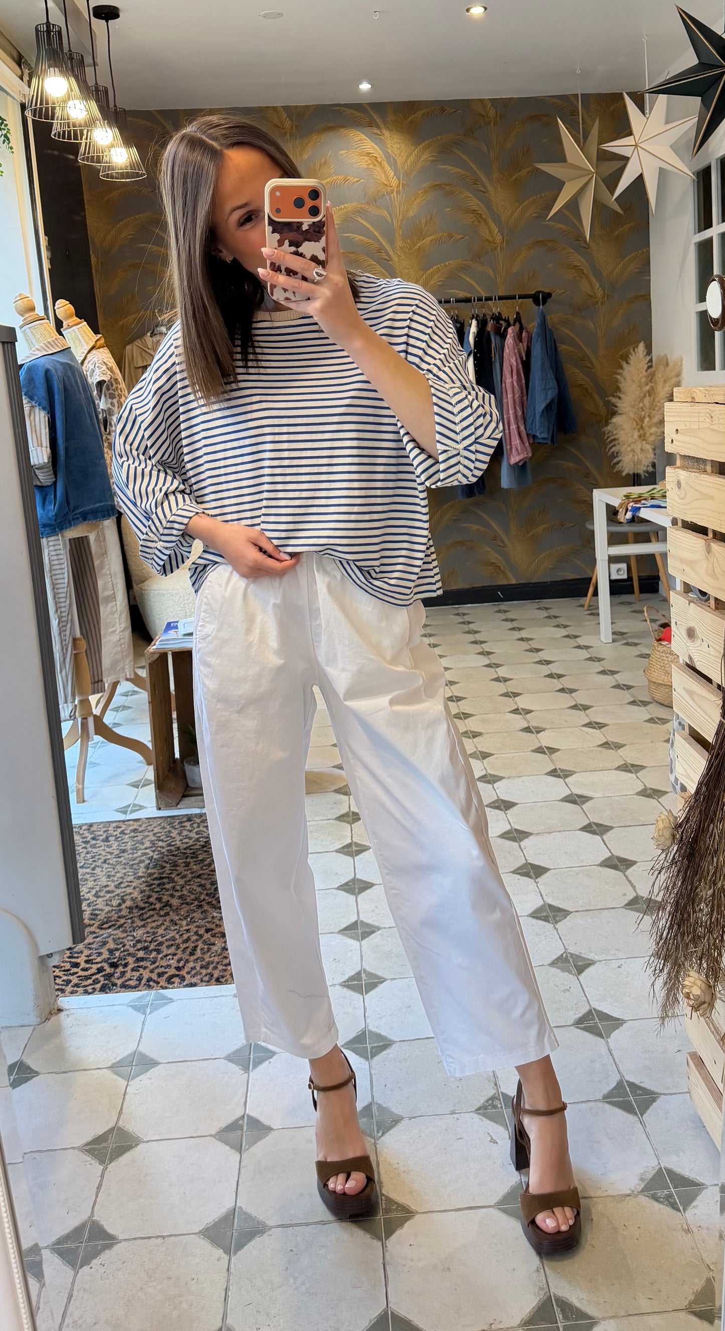 Marinière bleu et blanche - Johanna Paris