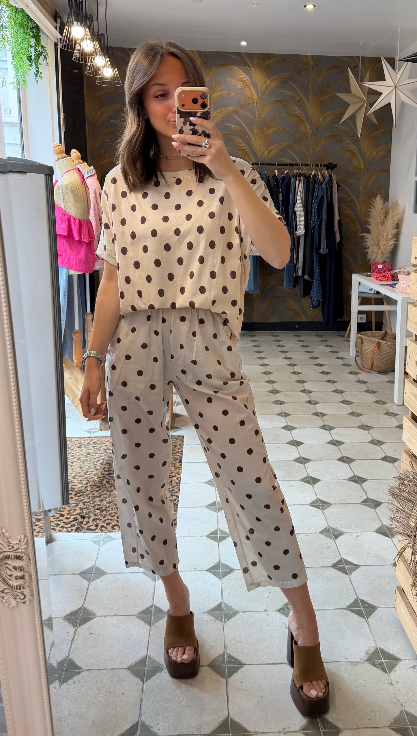 Pantalon Magique fin à pois - Johanna Paris