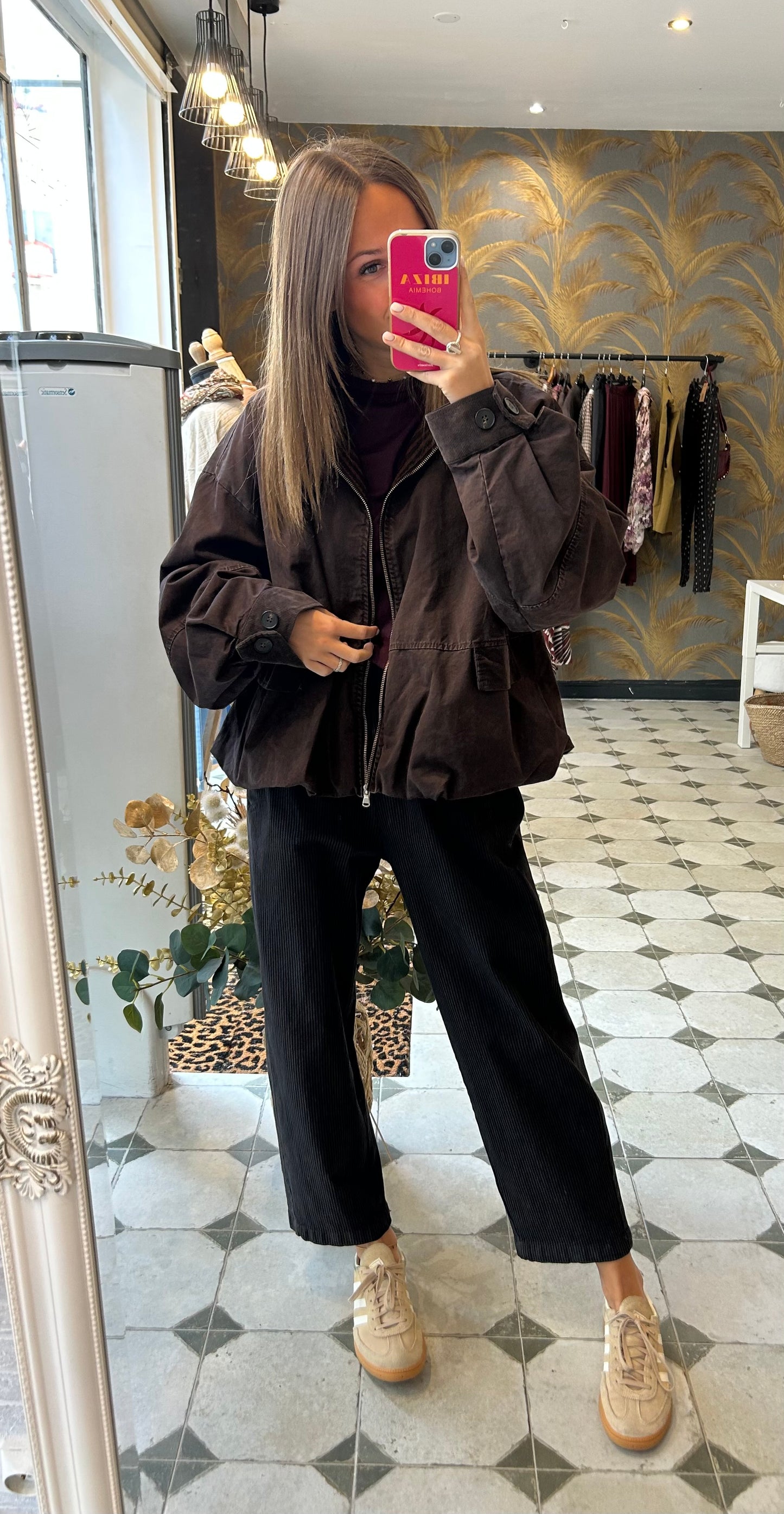Veste Jenna chocolat - Johanna Paris