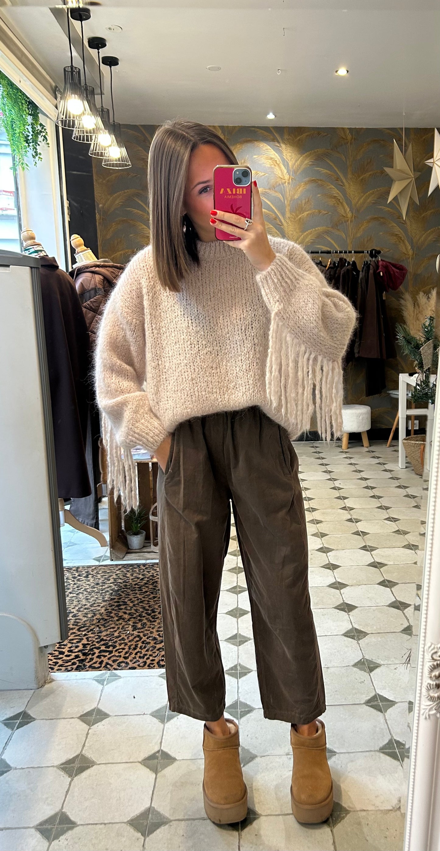 Pull Western beige - Johanna Paris