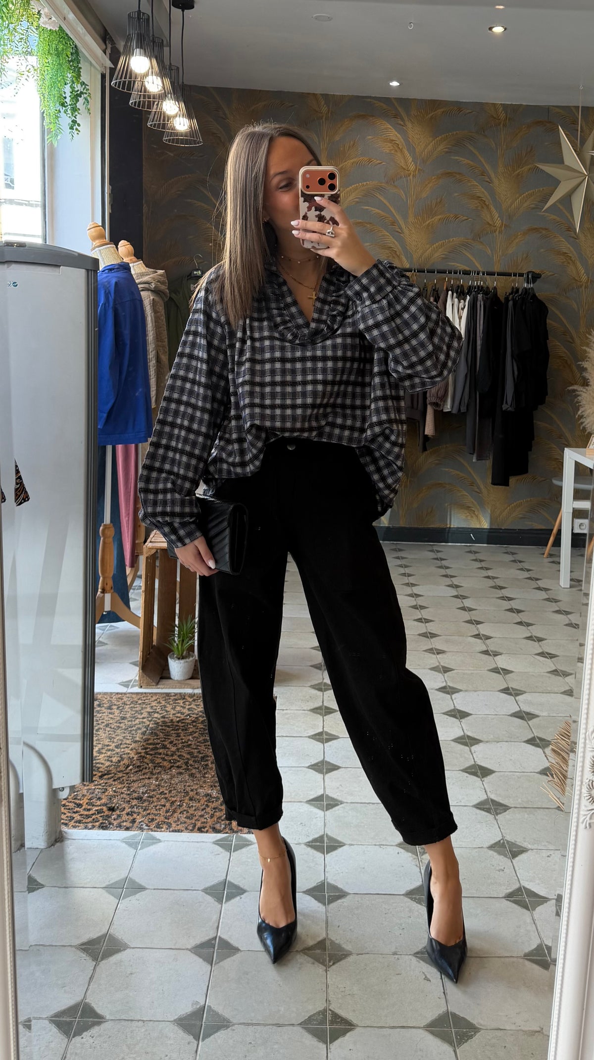 Blouse Aria à carreaux - Johanna Paris