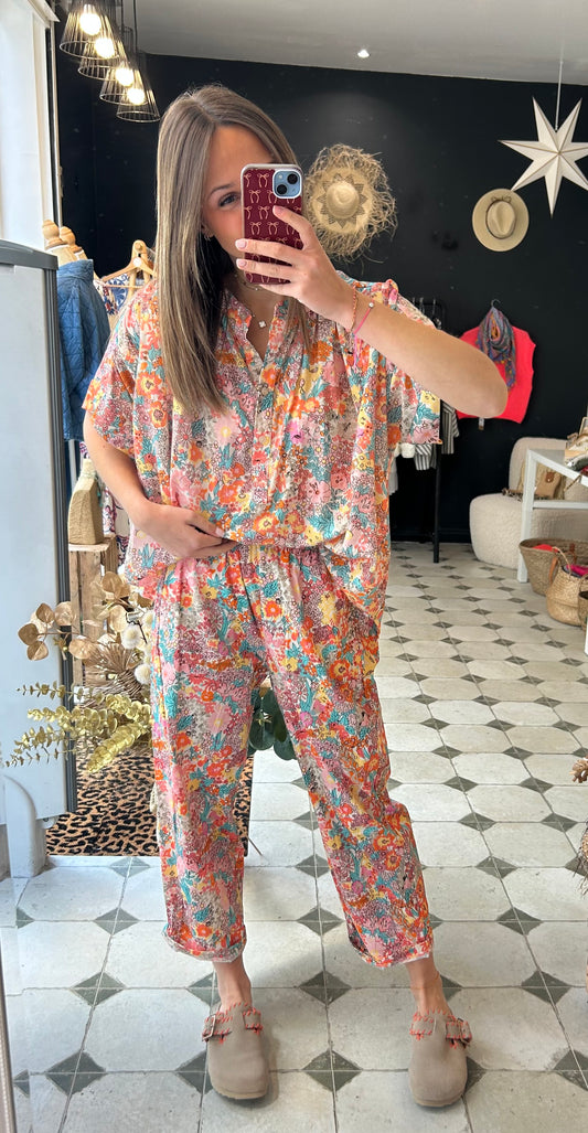 Pantalon Liberty rose - Johanna Paris