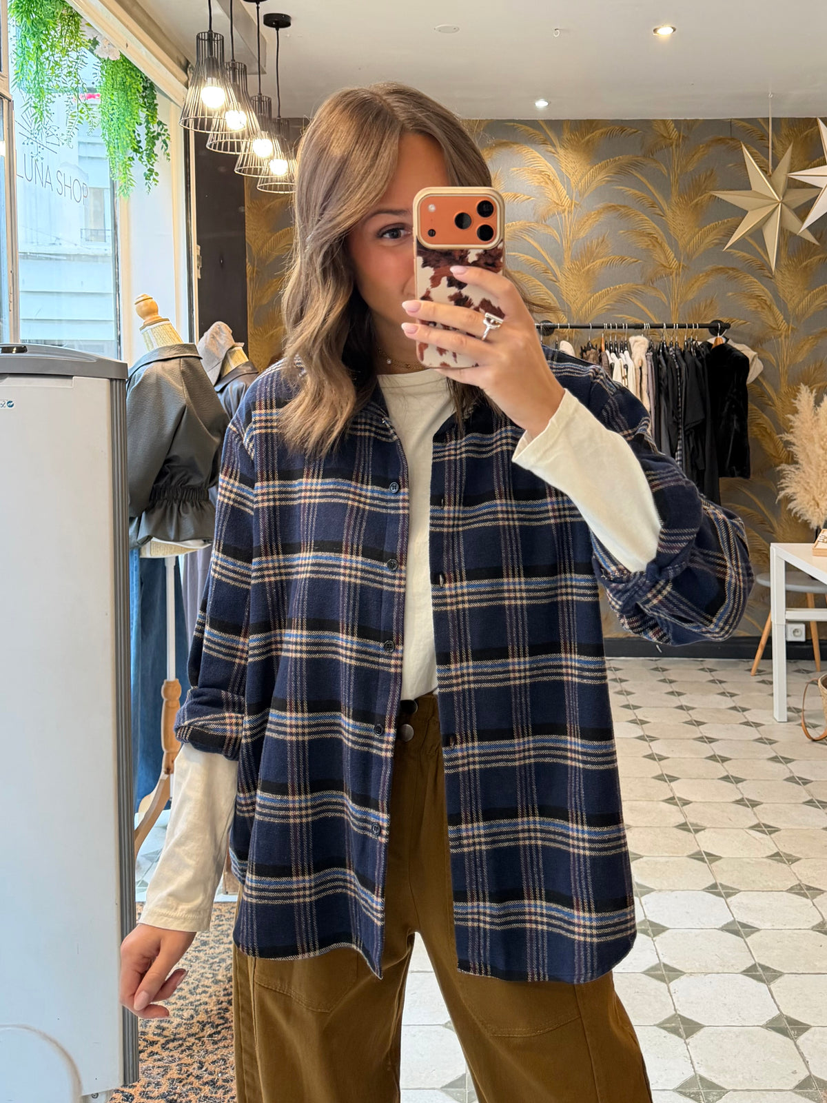 Chemise Hollis bleue - Johanna Paris
