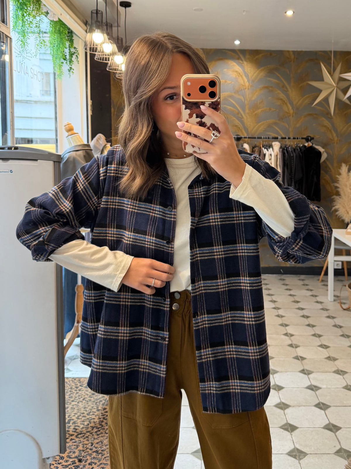 Chemise Hollis bleue - Johanna Paris
