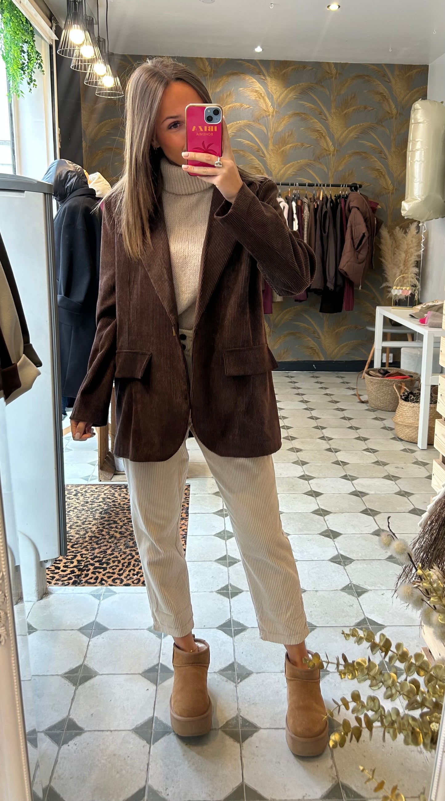 Blazer en velours Marlo - Johanna Paris