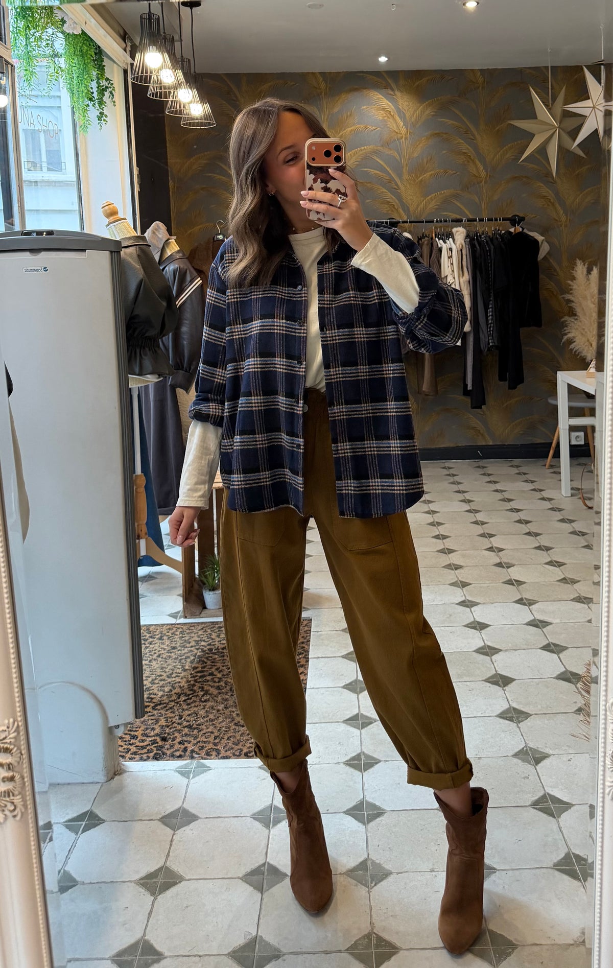 Chemise Hollis bleue - Johanna Paris