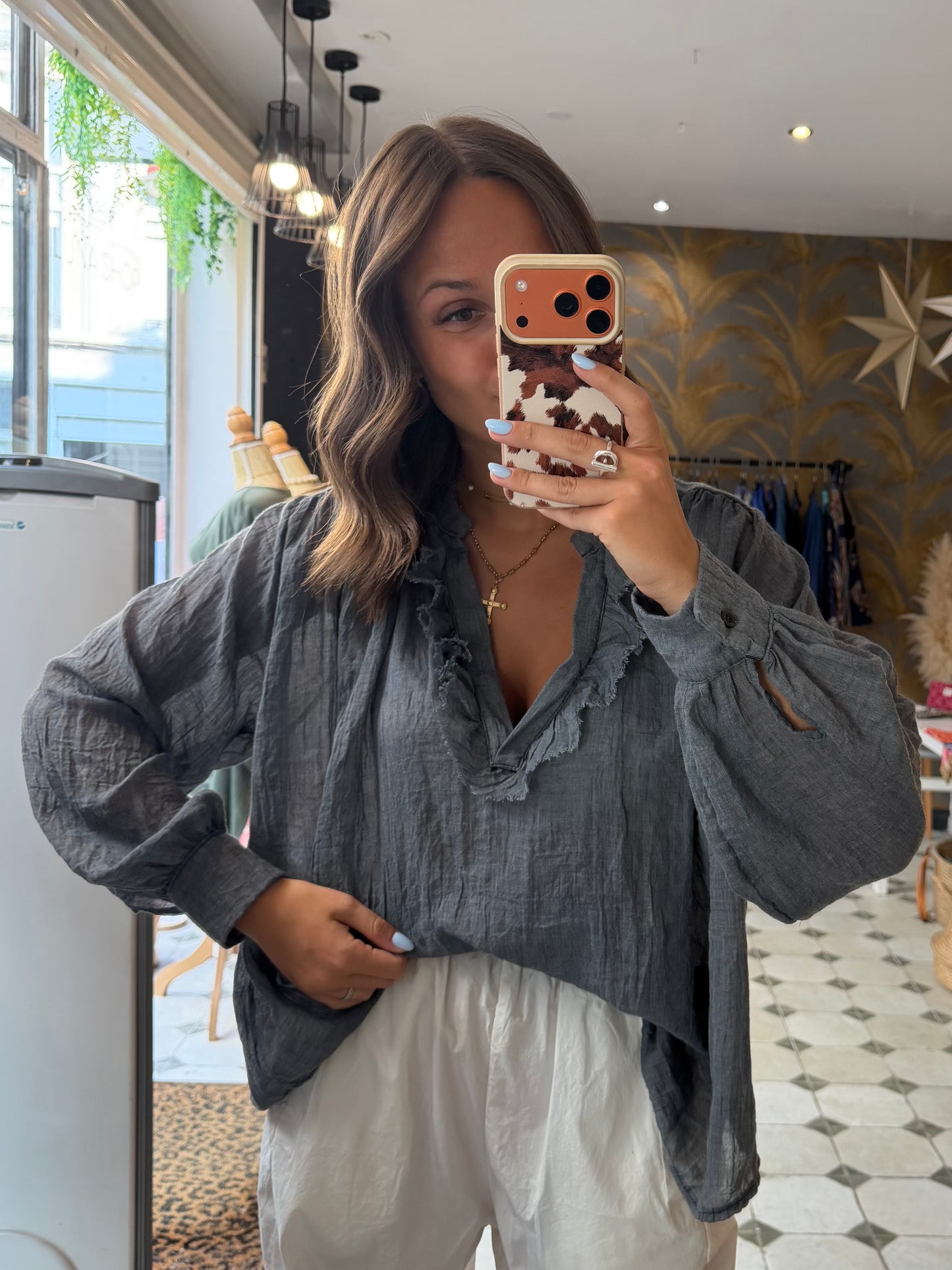 Blouse Aria gris - Johanna Paris