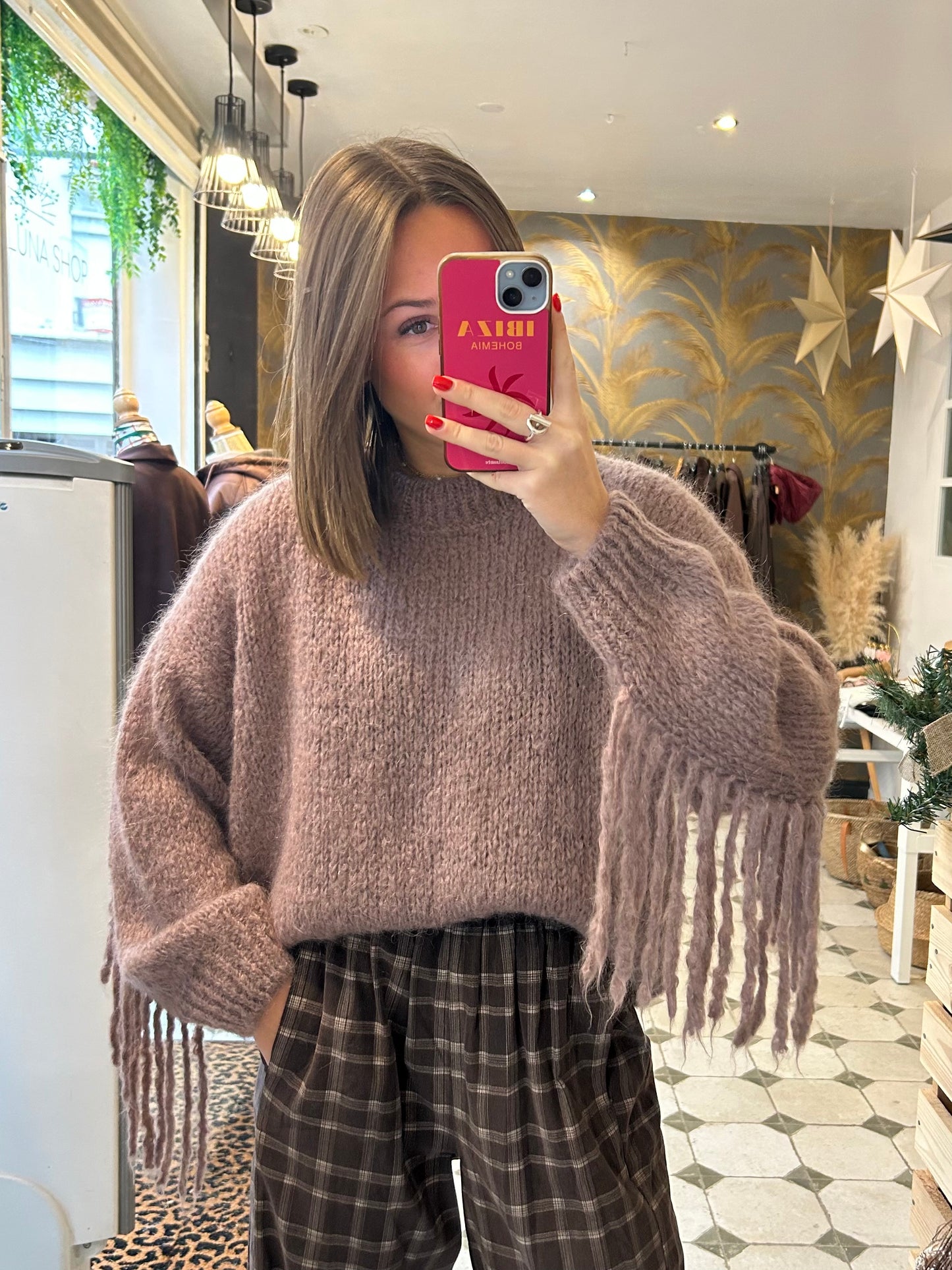 Pull Western taupe - Johanna Paris