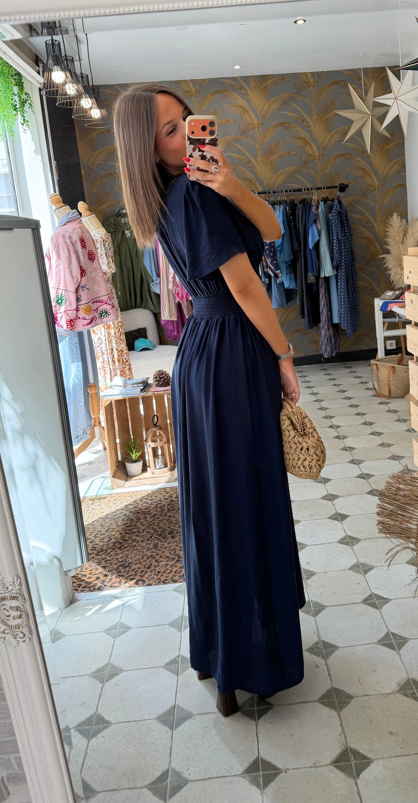 Robe Diane bleu marine