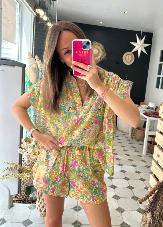 Short liberty jaune - Johanna Paris