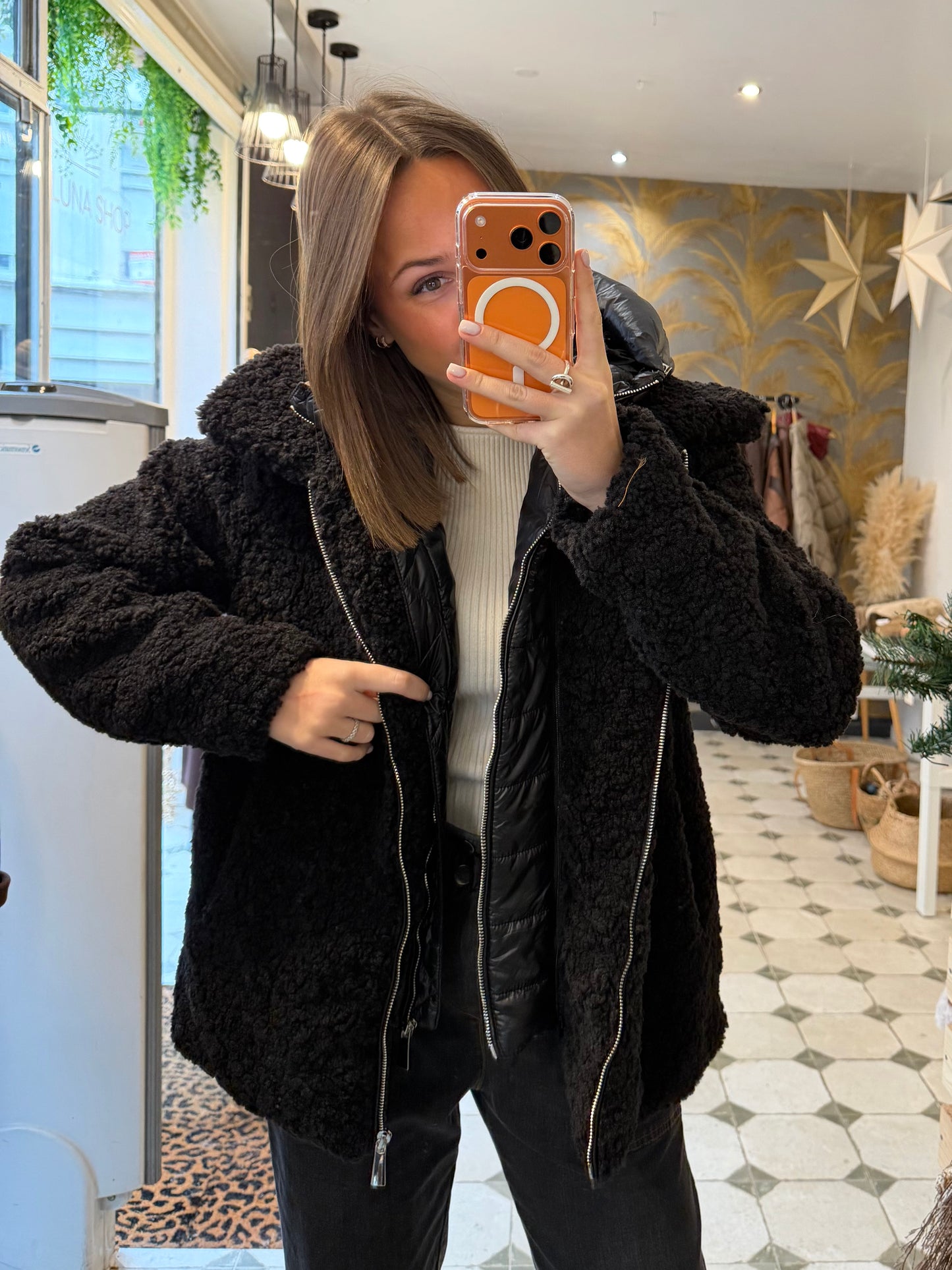 Doudoune bi-matière - Johanna Paris