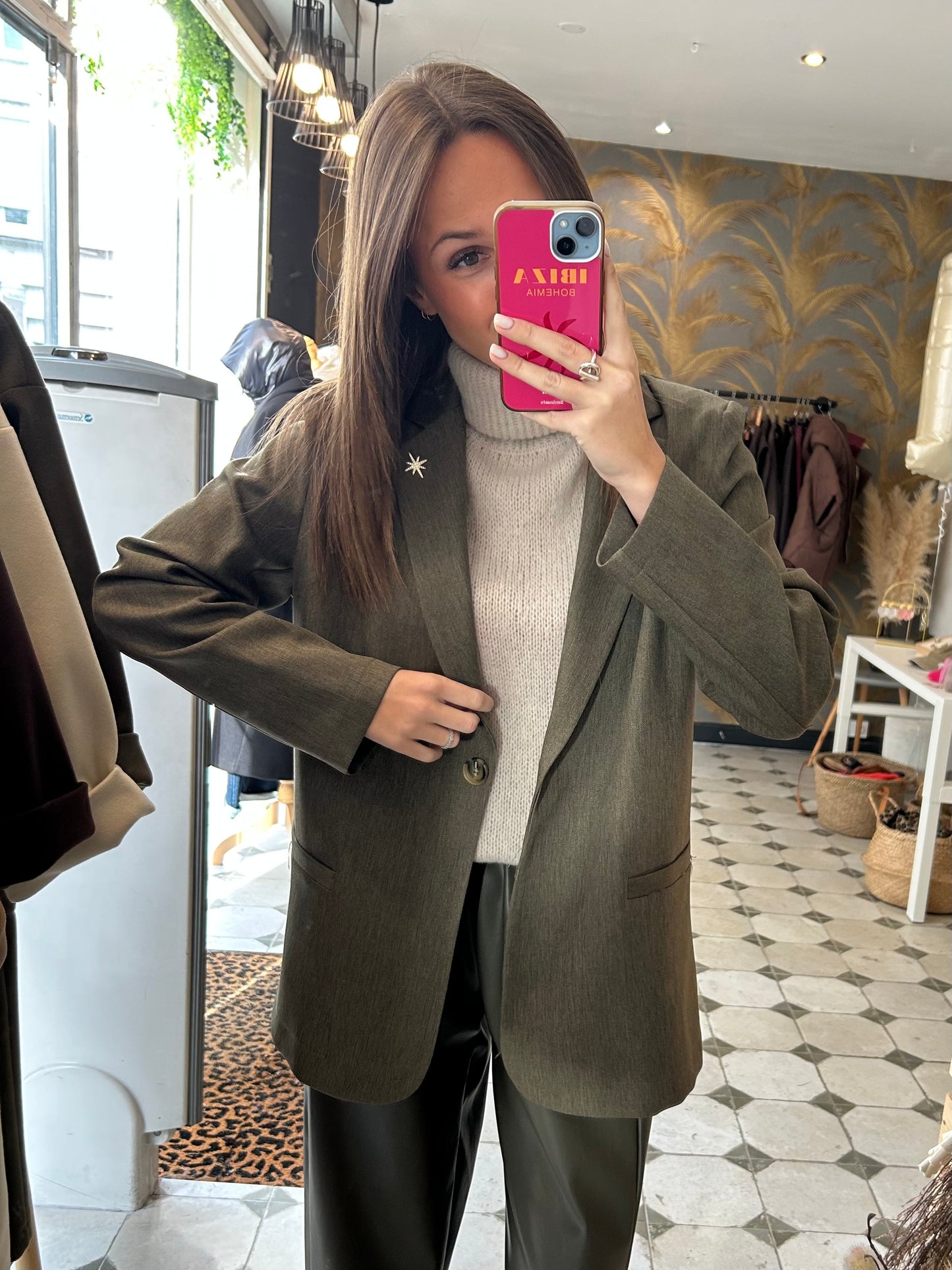 Blazer Léon kaki