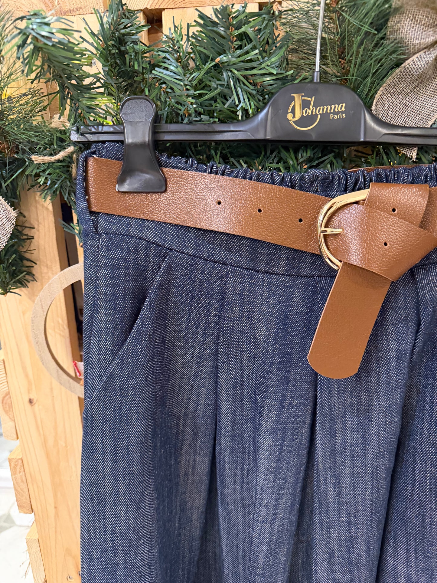 Jupe longue Marlène en jean  - Johanna Paris