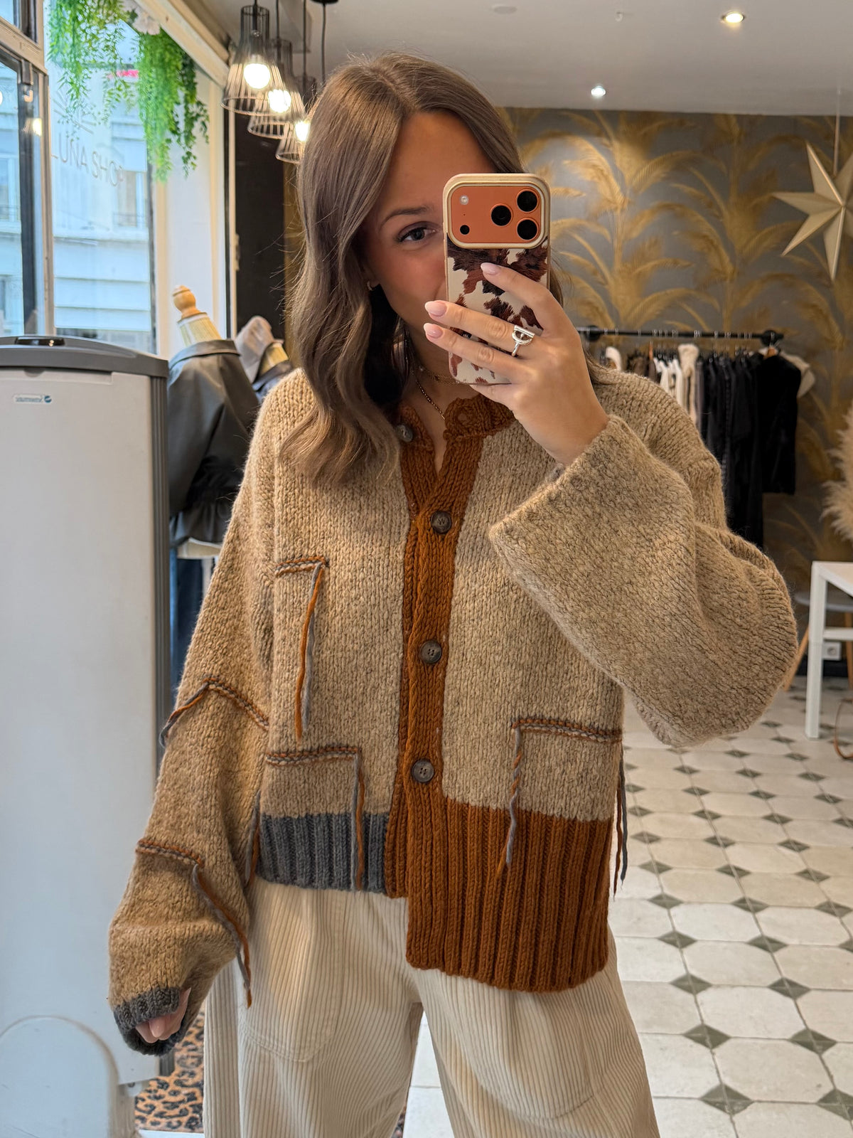 Gilet asymétrique Aliya - Johanna Paris