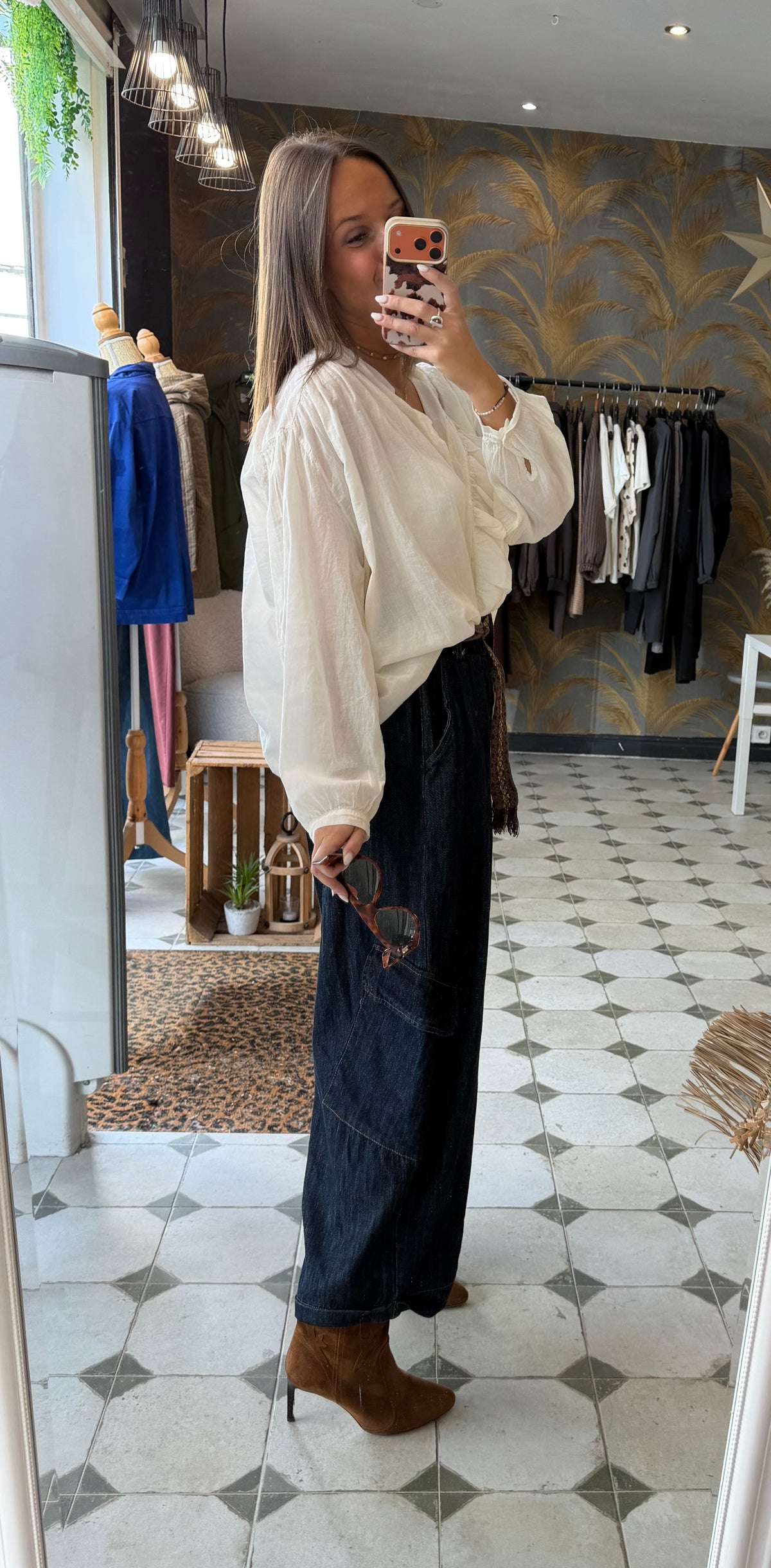 Pantalon Magique 2 cargo en jean  - Johanna Paris