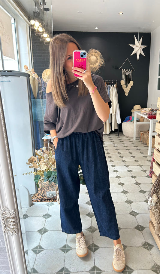 Pantalon Magique en jean brut - Johanna Paris