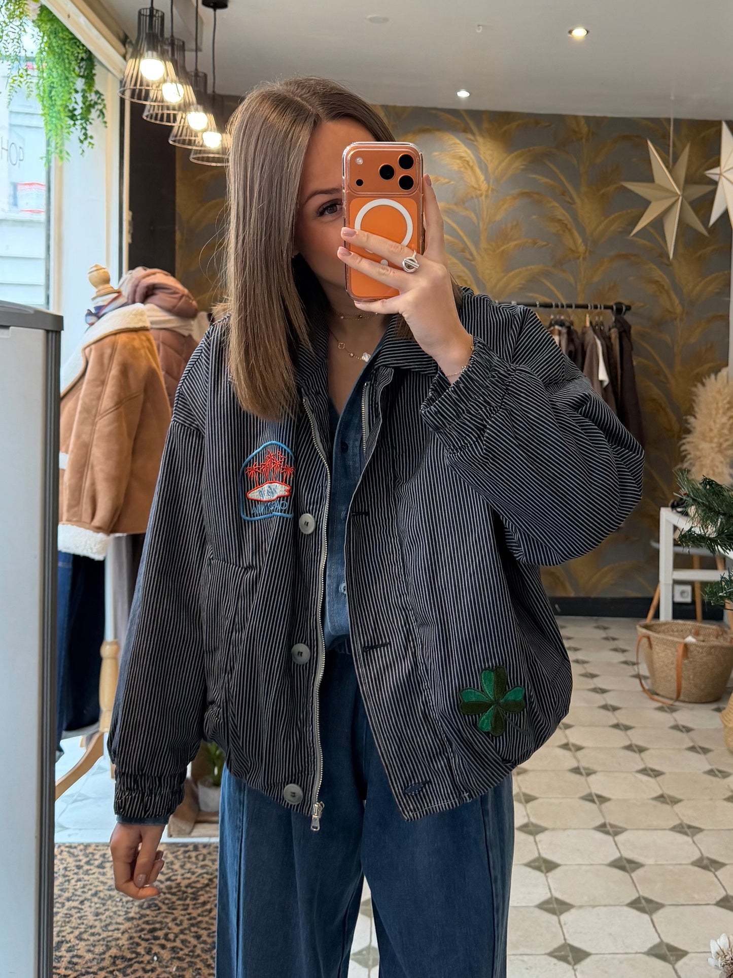 Blouson Théodore bleu - Johanna Paris