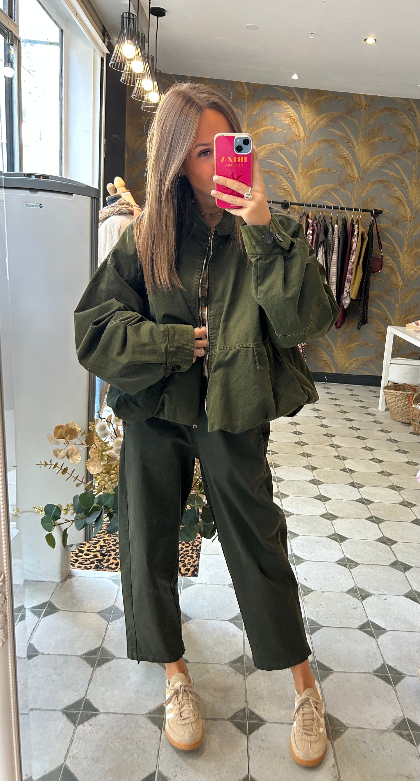 Veste Jenna kaki - Johanna Paris
