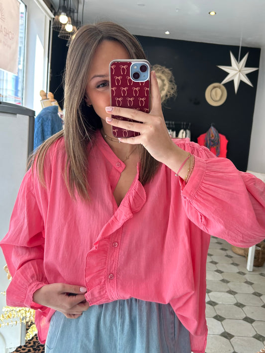 Chemise Soline rose - Johanna Paris