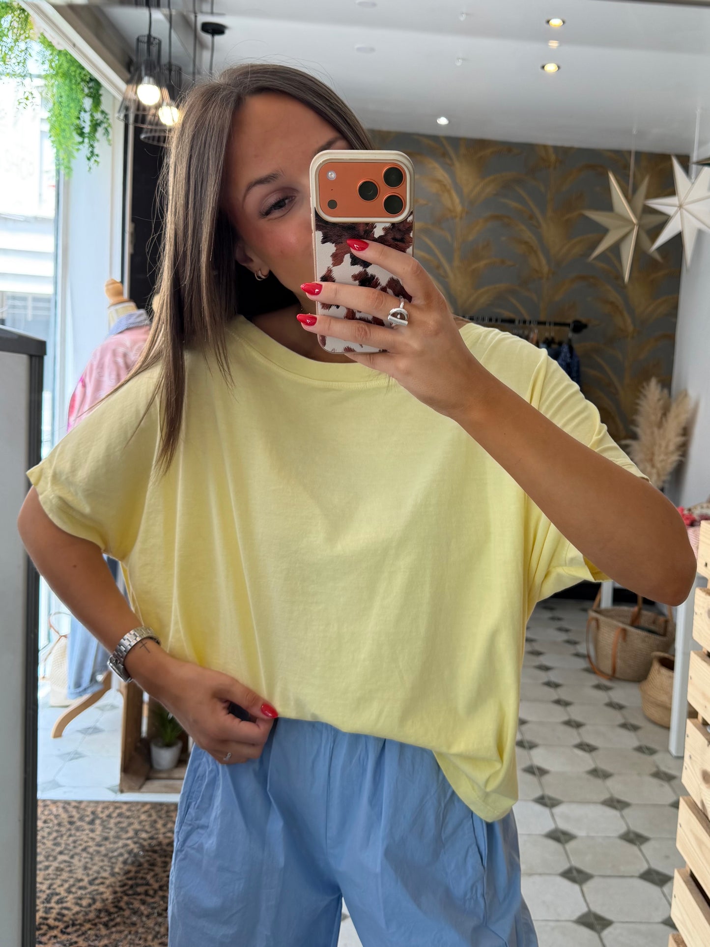 T-Shirt jaune pâle - Johanna Paris