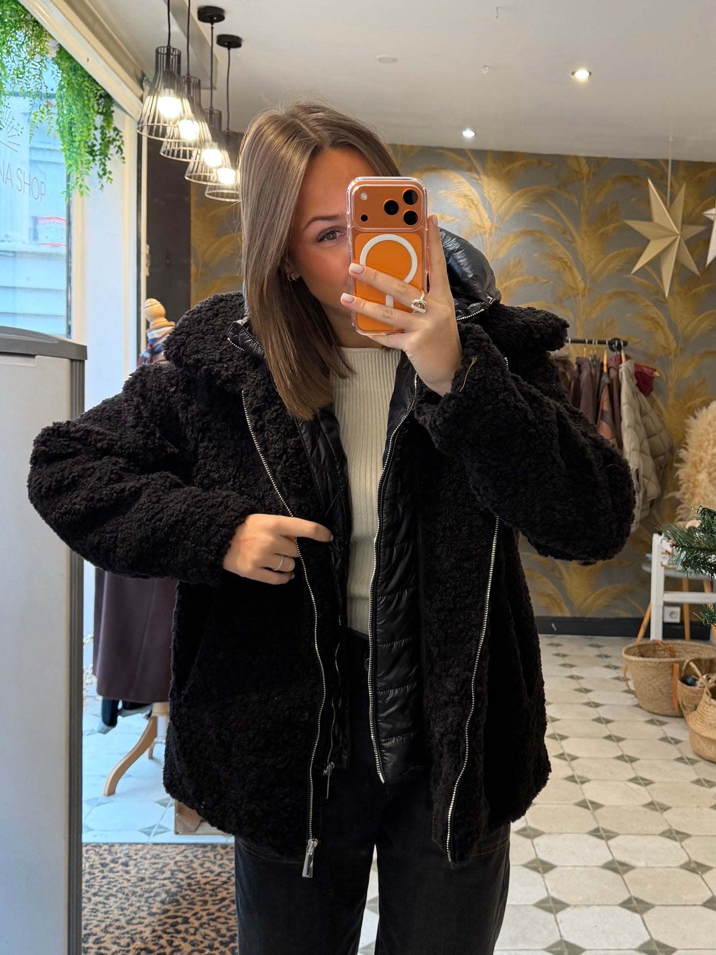 Doudoune bi-matière - Johanna Paris