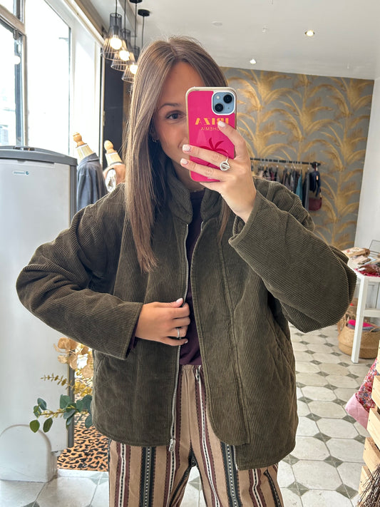 Veste Zoé kaki - Johanna Paris