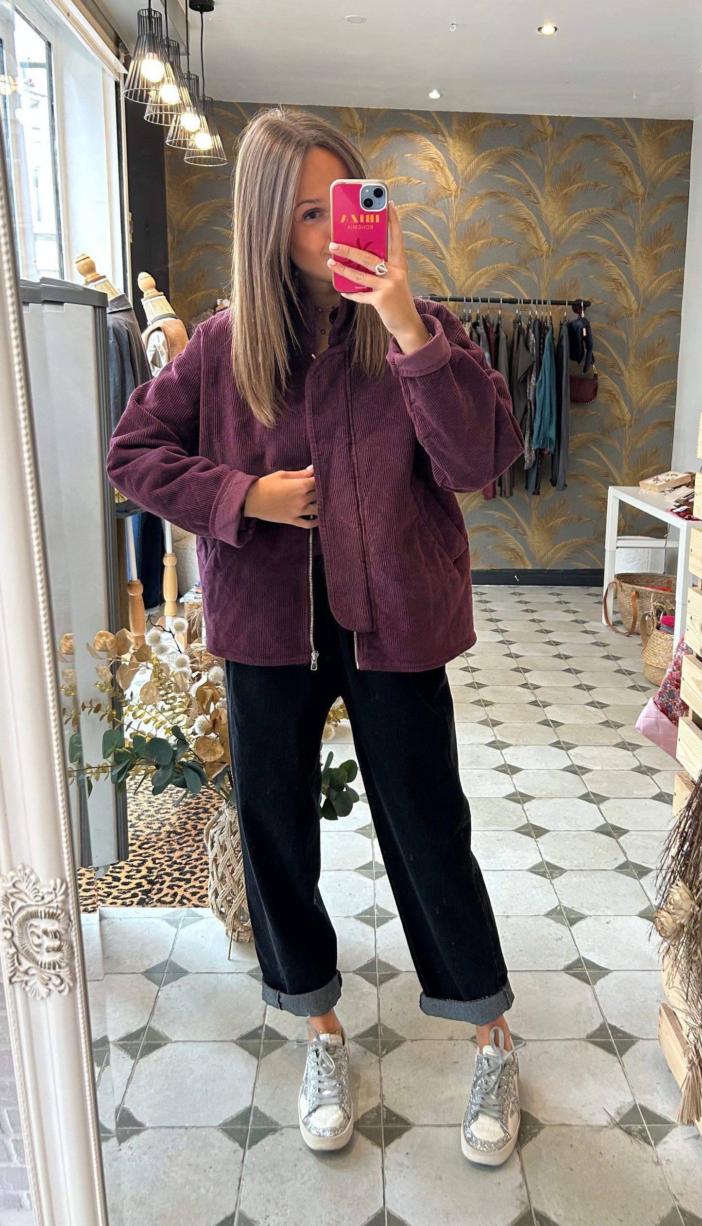 Veste Zoé prune - Johanna Paris