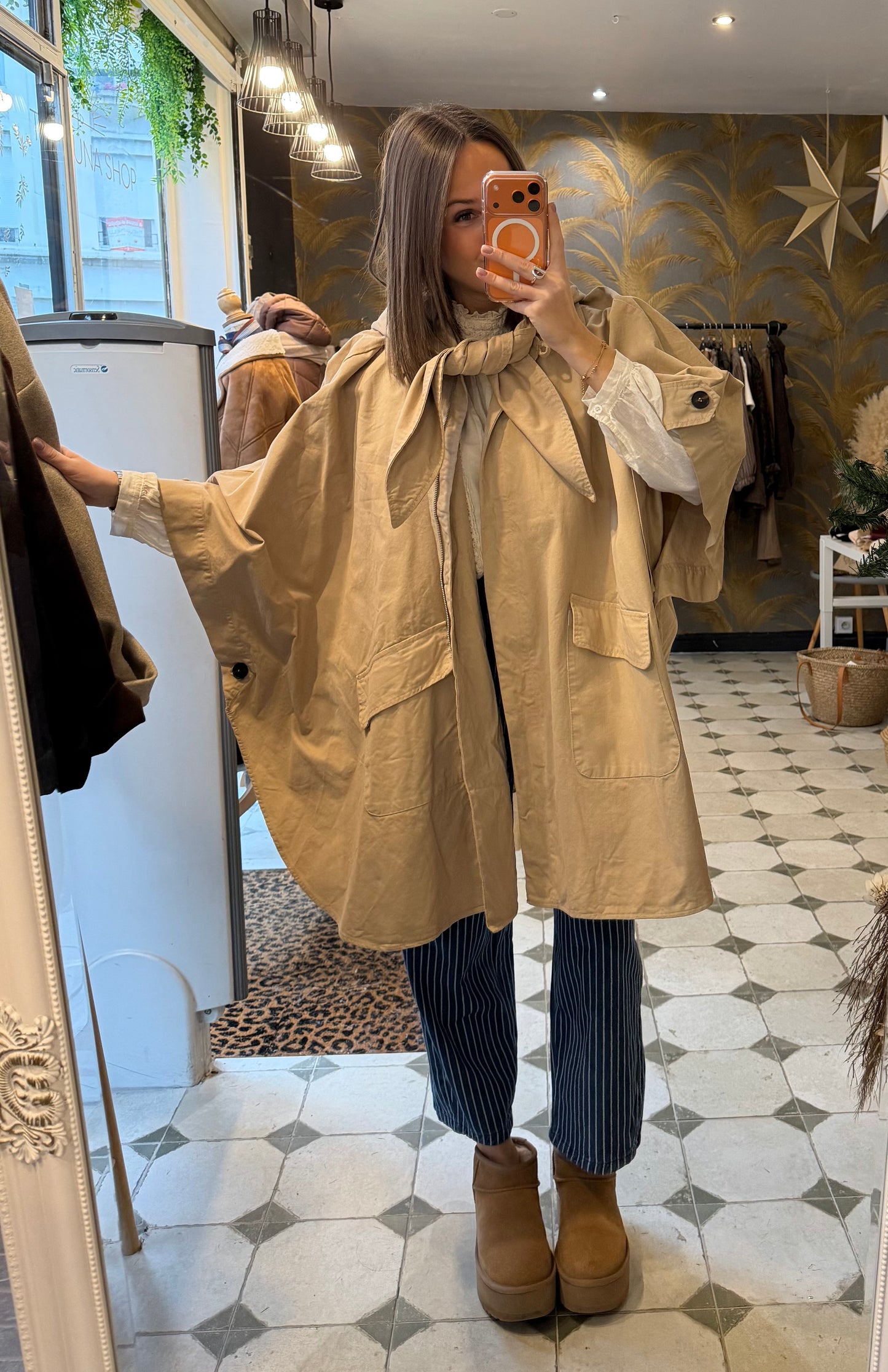 Caban Voltaire beige - Johanna Paris
