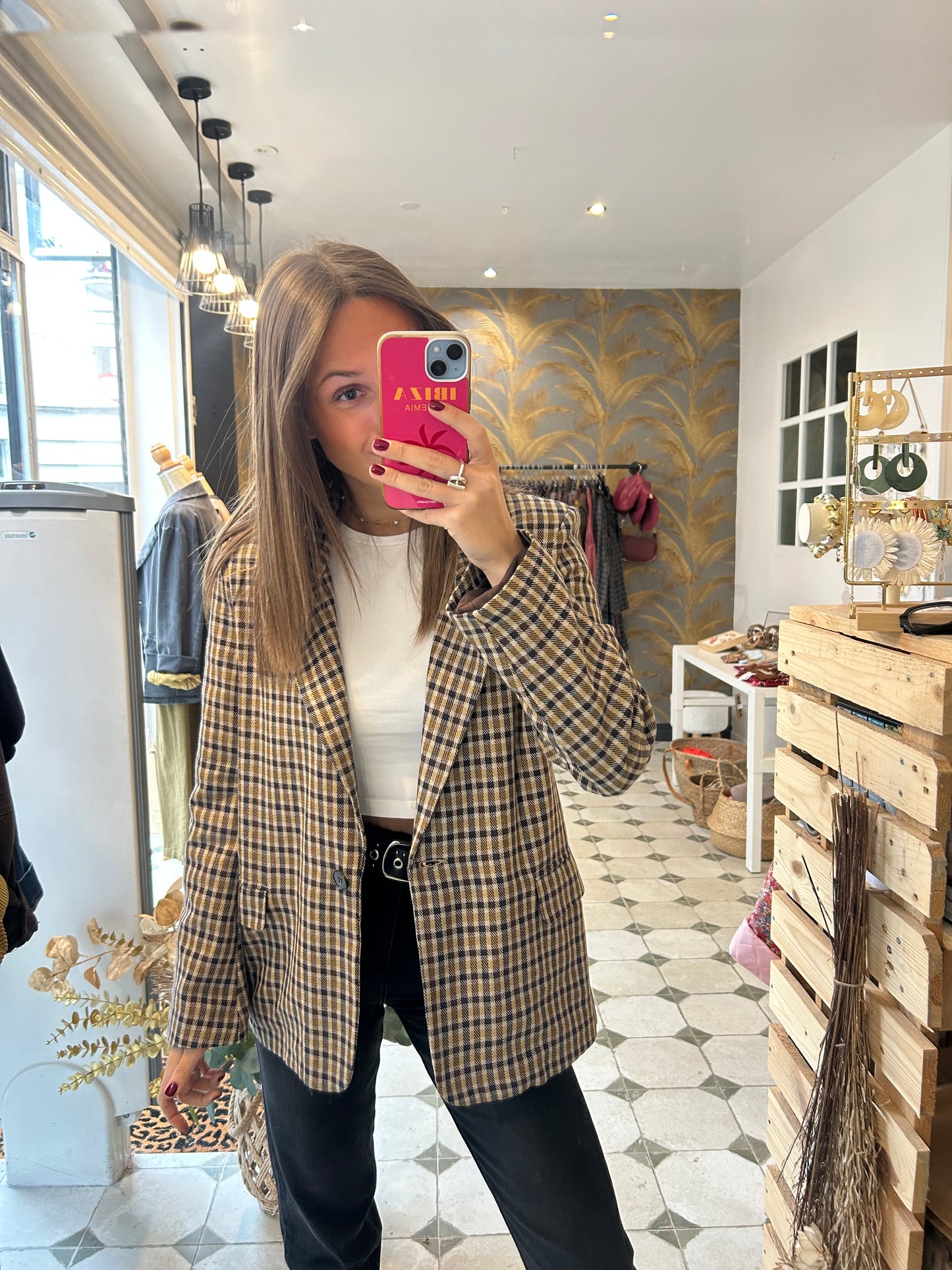 Blazer à carreaux - Johanna Paris