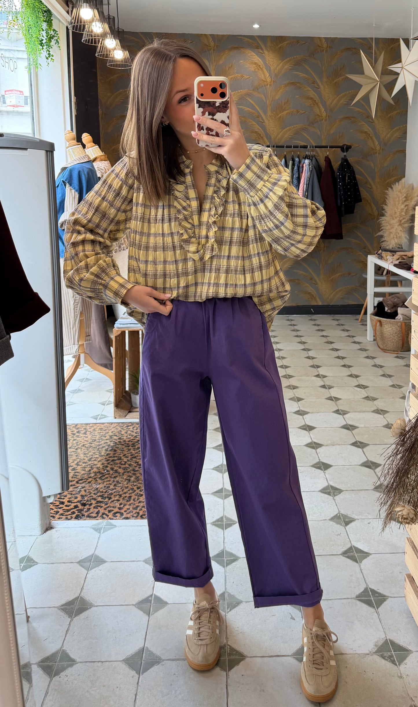 Pantalon Magique long violet - Johanna Paris -