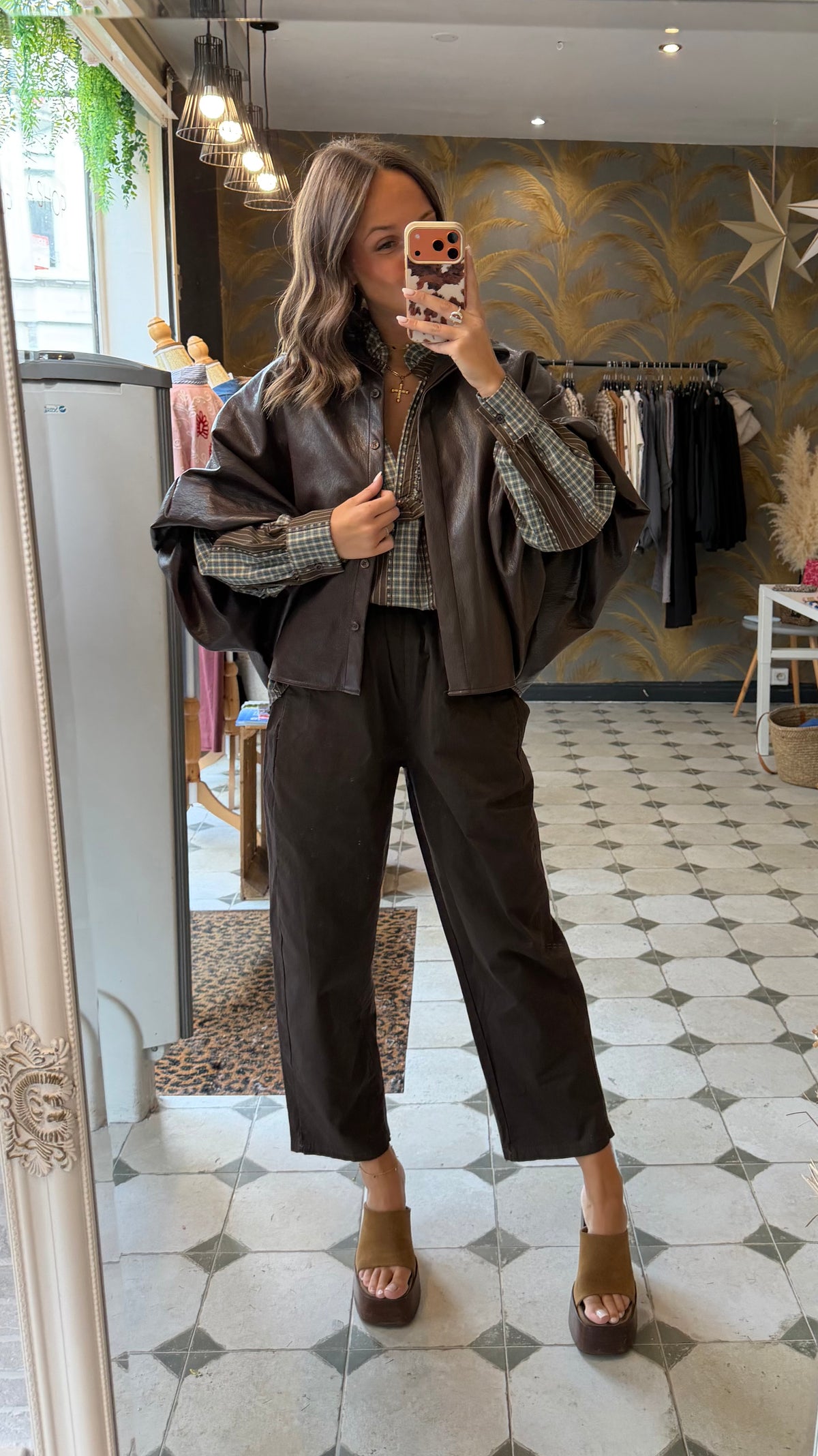 Blouse Sybille marron - Johanna Paris