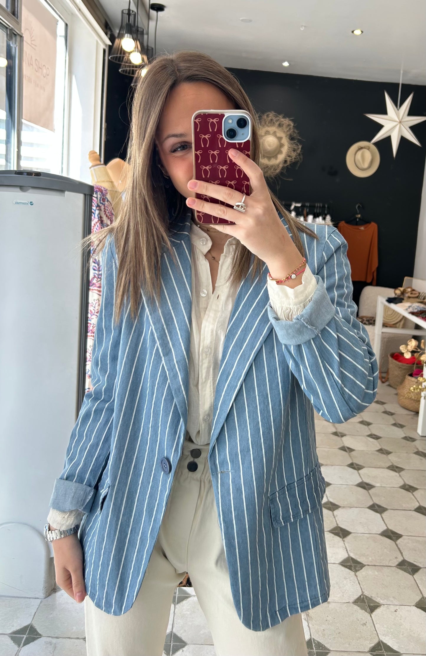 Blazer à rayures Camilla - Johanna Paris